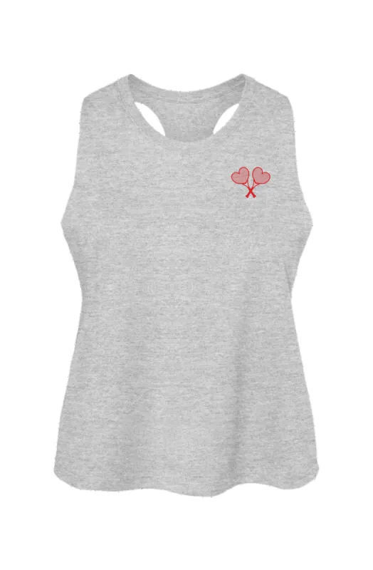 Women's Racerback Cropped Tank sold by Love All Tennis