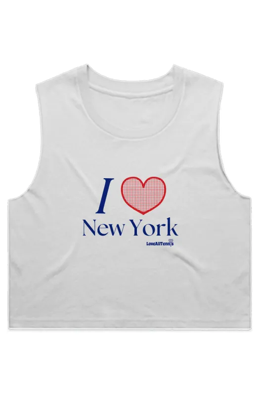 Love All Tennis Women's New York Cropped Tank sold by Love All Tennis