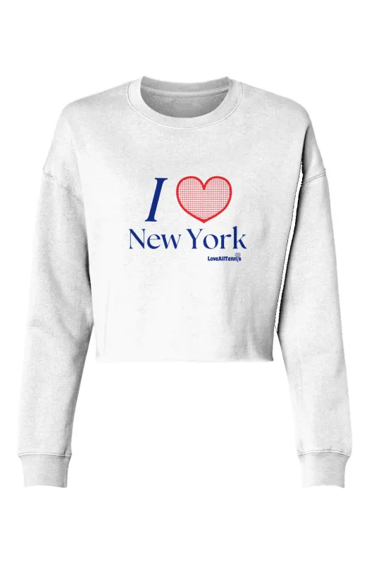 Love All Tennis Women's Lightweight Cropped Crew Pullover sold by Love All Tennis