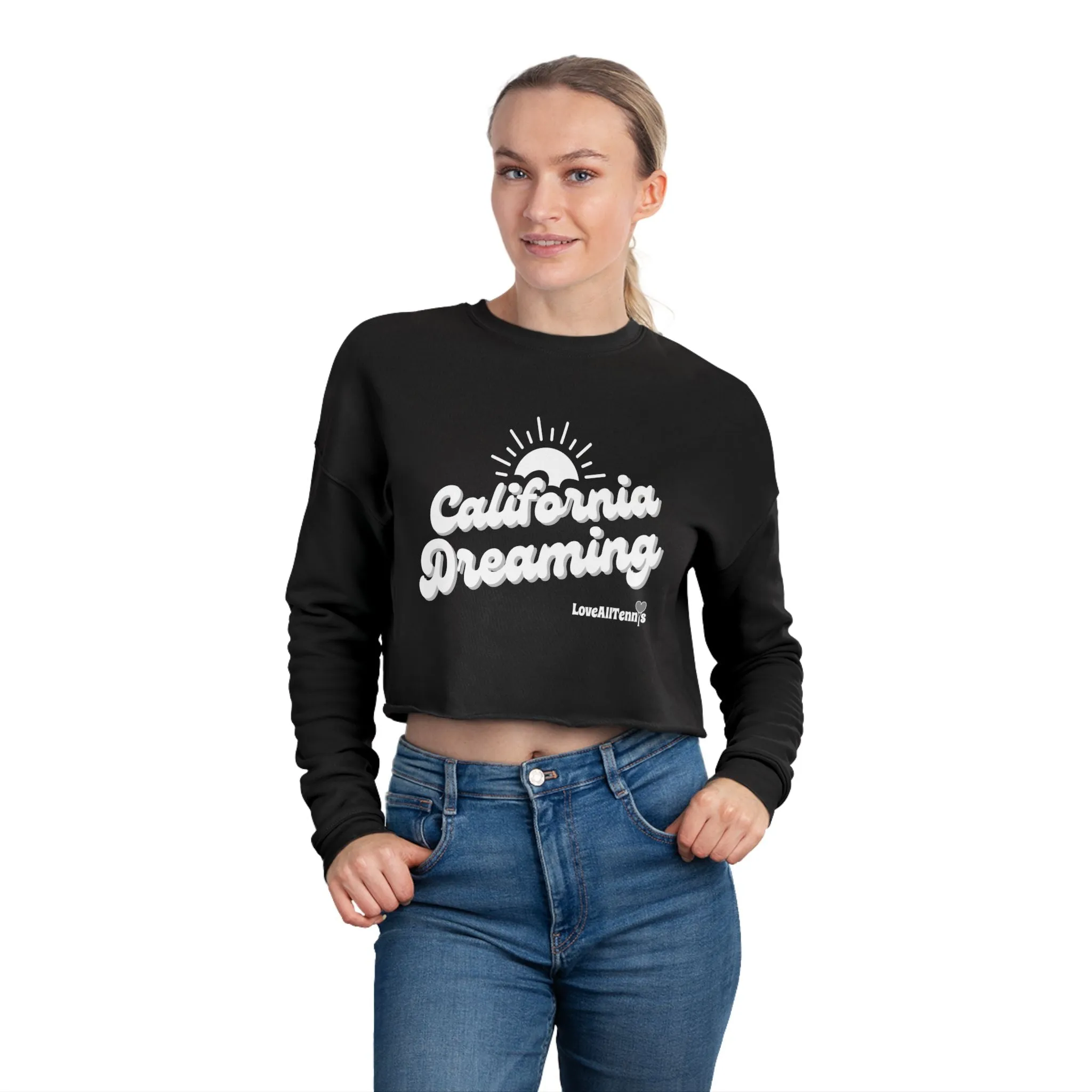 California Dreaming Cropped Sweatshirt sold by Love All Tennis product image thumbnail 4