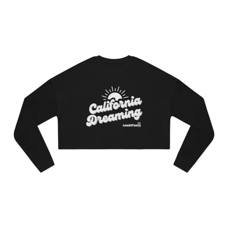 California Dreaming Cropped Sweatshirt sold by Love All Tennis