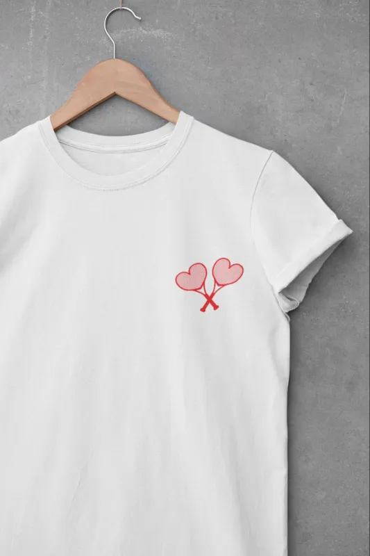 Love All Tennis Women's Heart Logo T-Shirt sold by Love All Tennis