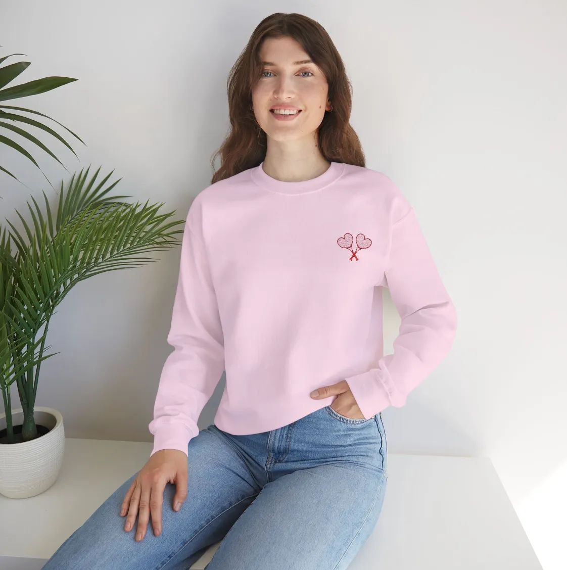 Love All Core Adult Embroidered Crewneck Sweatshirt sold by Love All Tennis product image thumbnail 4