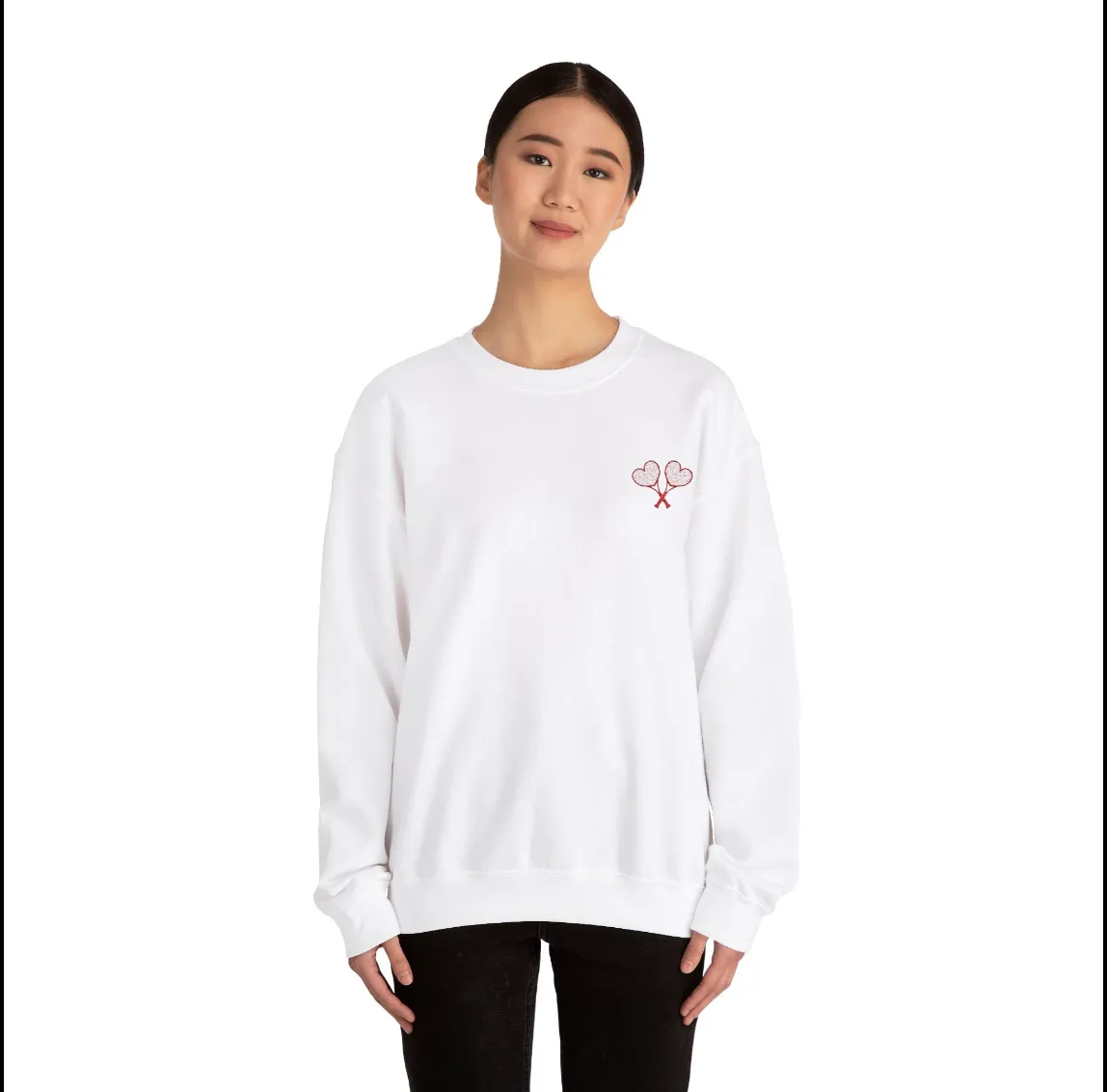 Love All Core Adult Embroidered Crewneck Sweatshirt sold by Love All Tennis product image thumbnail 2