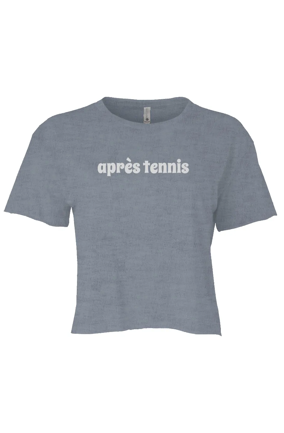 Love All Tennis Après Tennis Womens Crop T-shirt sold by Love All Tennis product image thumbnail 3