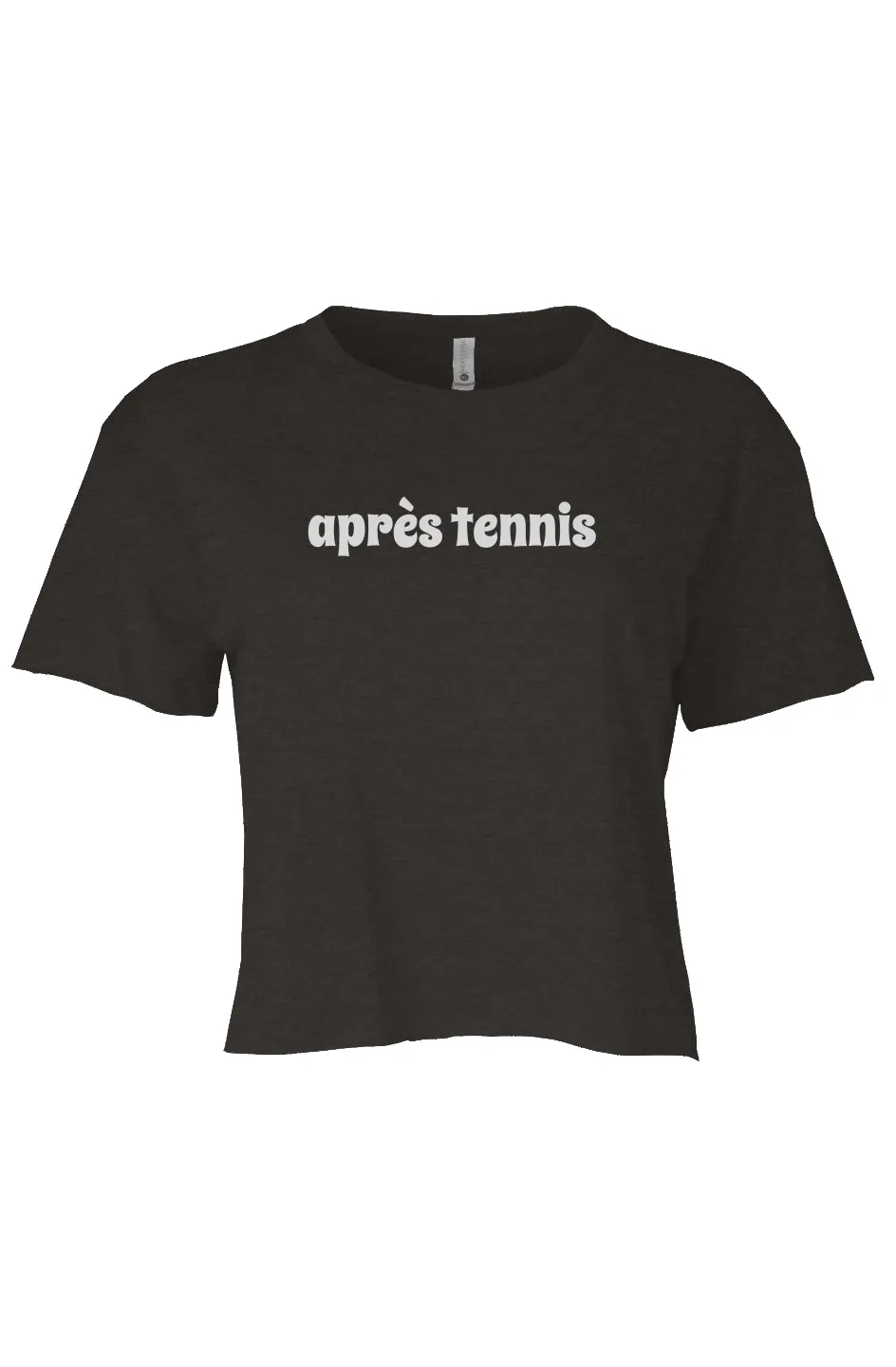 Love All Tennis Après Tennis Womens Crop T-shirt sold by Love All Tennis product image thumbnail 2