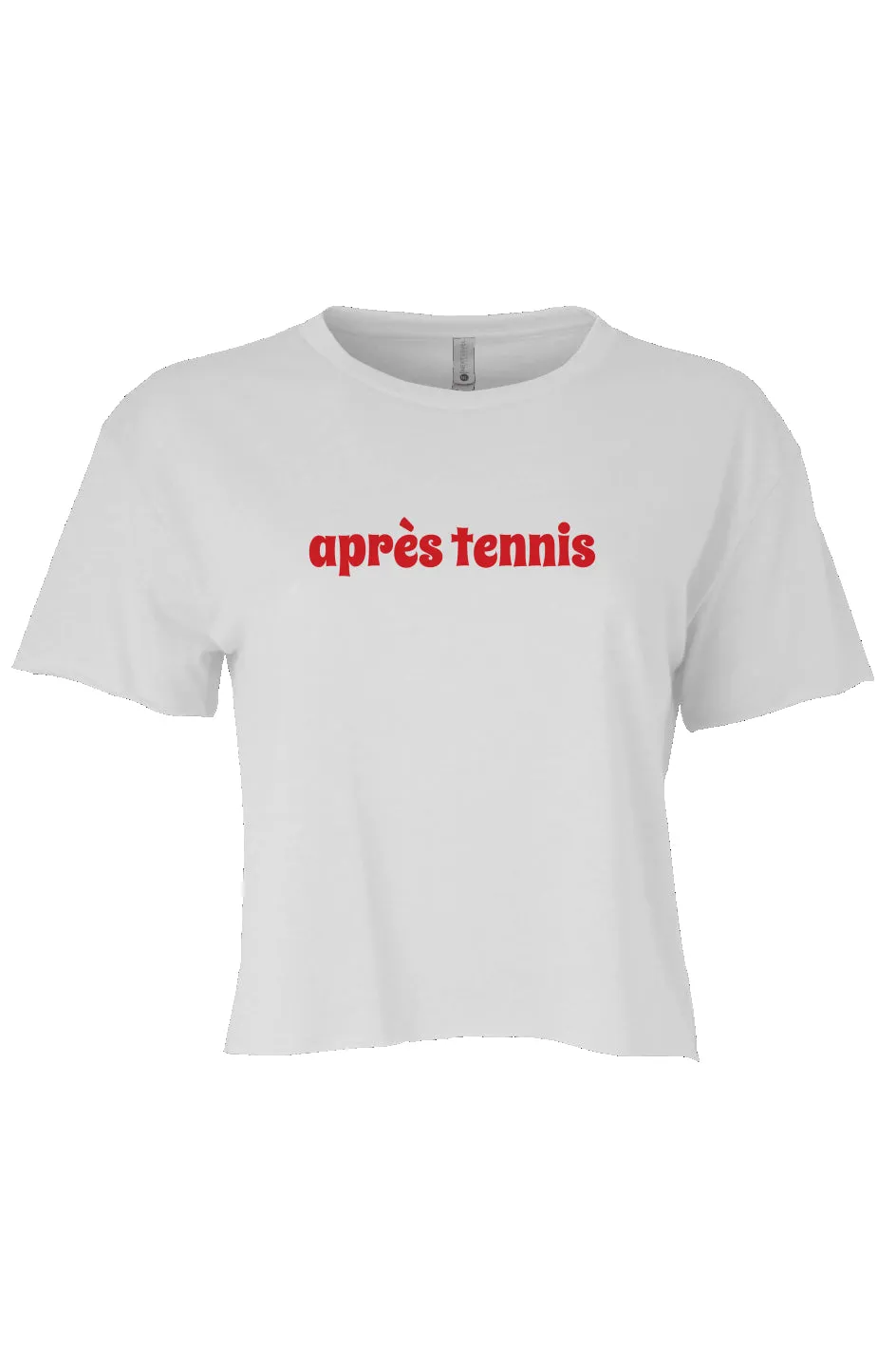 Love All Tennis Après Tennis Womens Crop T-shirt sold by Love All Tennis