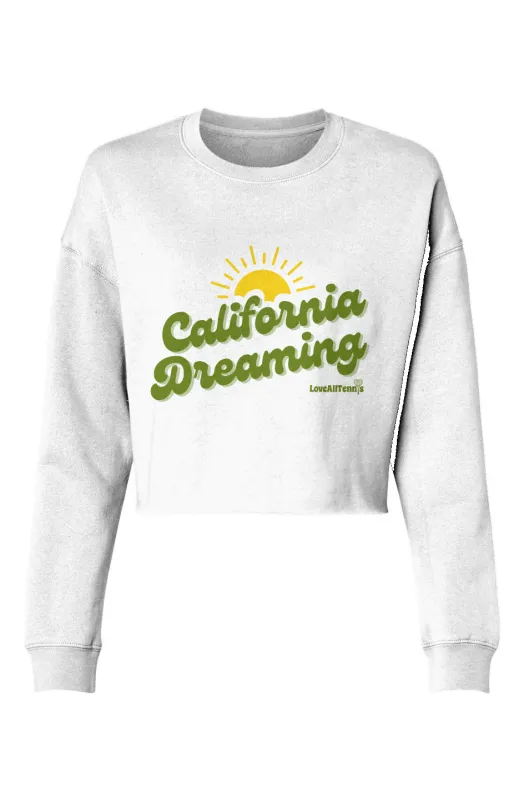 Love All Tennis Women's California Dreaming Lightweight Cropped Crew sold by Love All Tennis