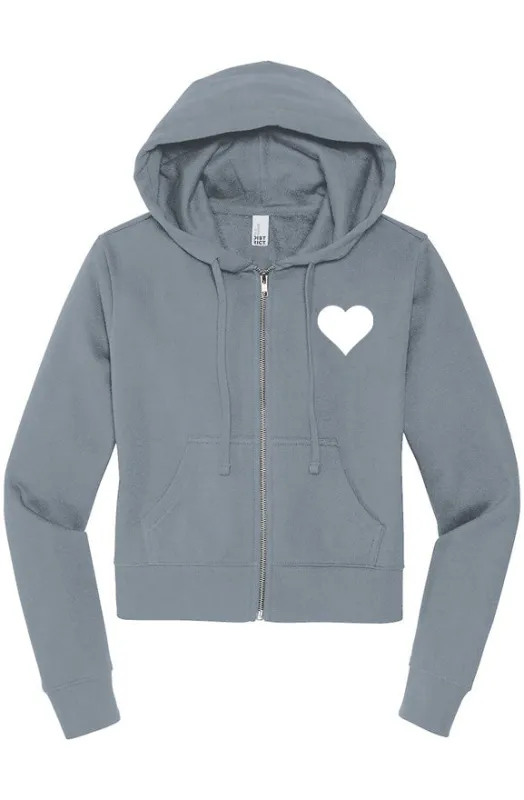 Love All Womens Zip Hoodie made by Love All Tennis