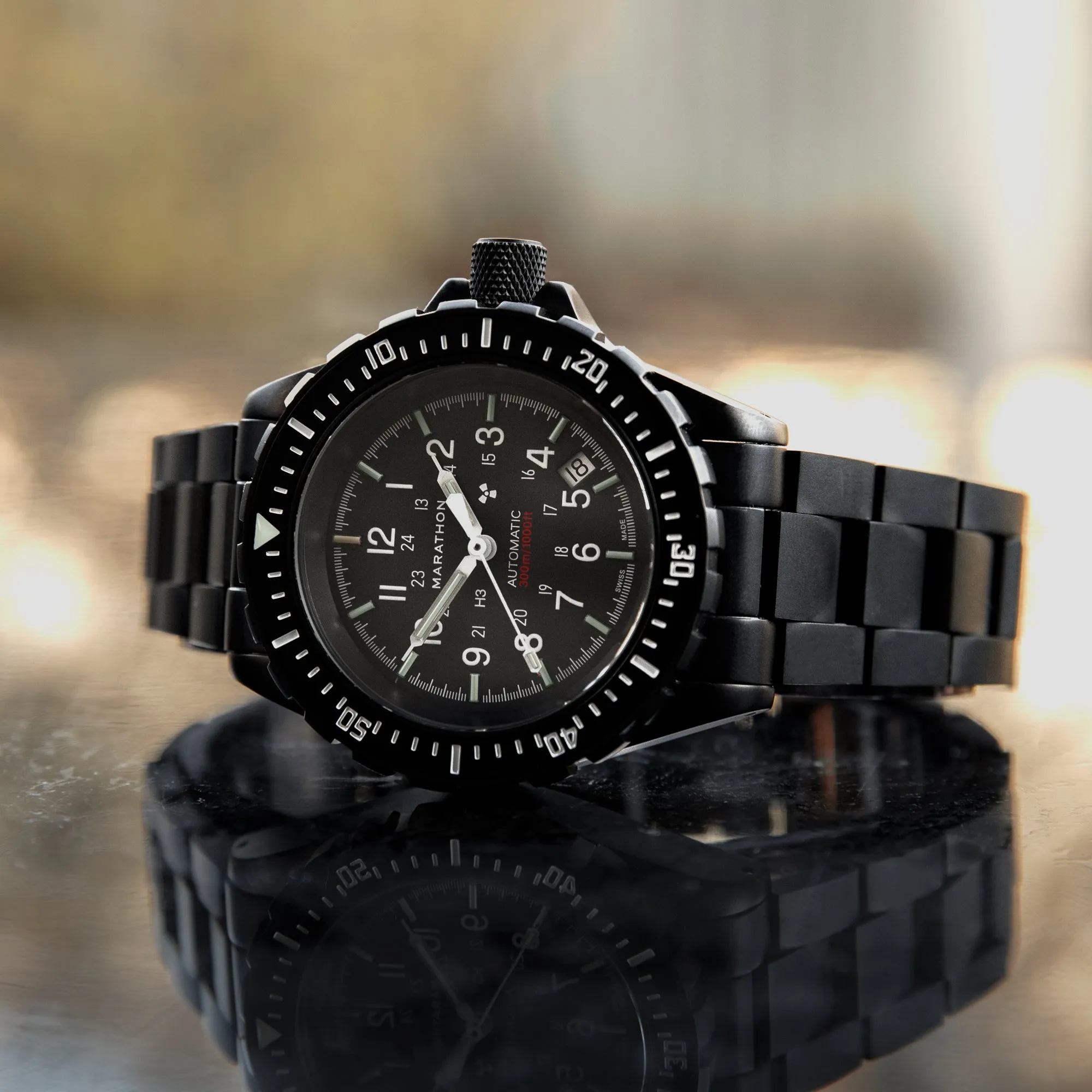 20mm Anthracite Stainless Steel Bracelet (For Large Dive) sold by Marathon Watch product image thumbnail 2