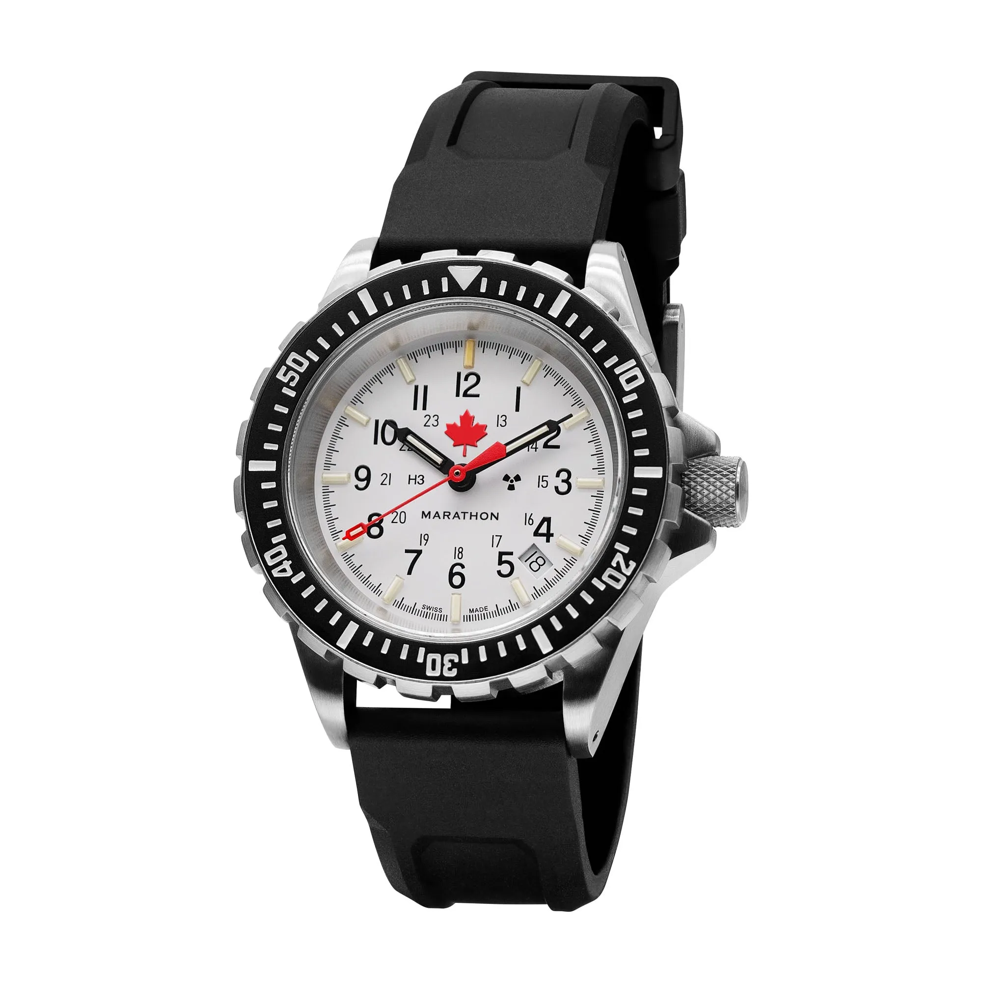 41mm Arctic Red Maple Large Diver's Automatic (GSAR) sold by Marathon Watch product image thumbnail 4