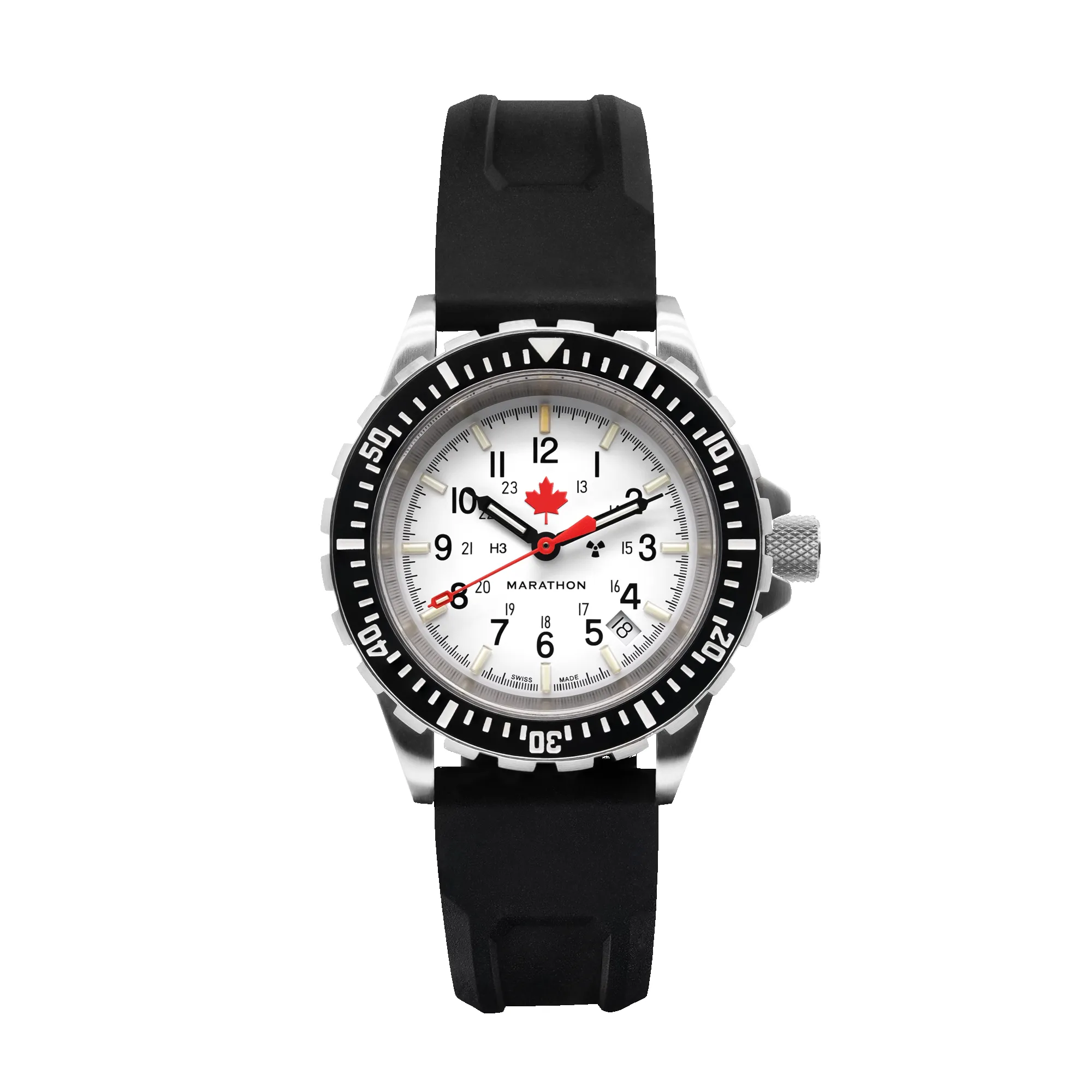 41mm Arctic Red Maple Large Diver's Automatic (GSAR) sold by Marathon Watch