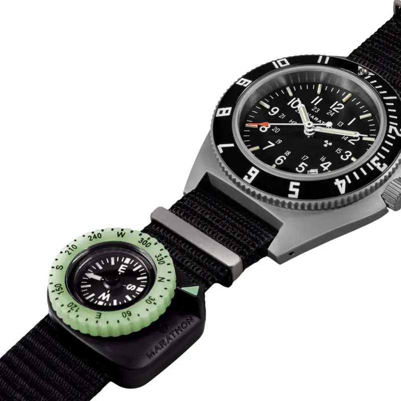 Glow-in-the-Dark Clip Compass sold by Marathon Watch