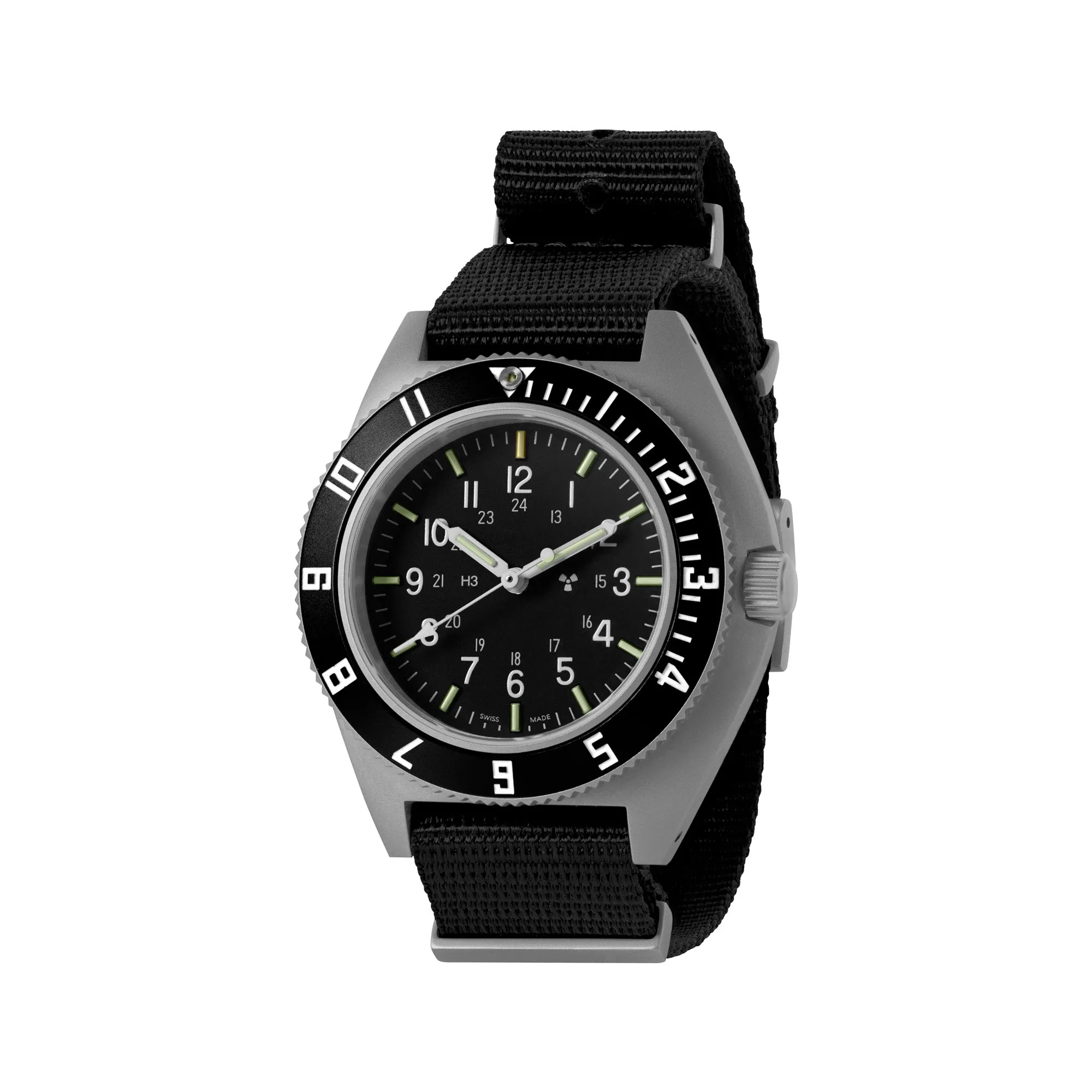 41mm Steel Navigator (SSNAV) on Nylon DEFSTAN sold by Marathon Watch product image thumbnail 5