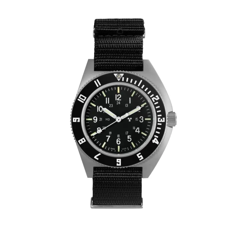 41mm Steel Navigator (SSNAV) on Nylon DEFSTAN sold by Marathon Watch