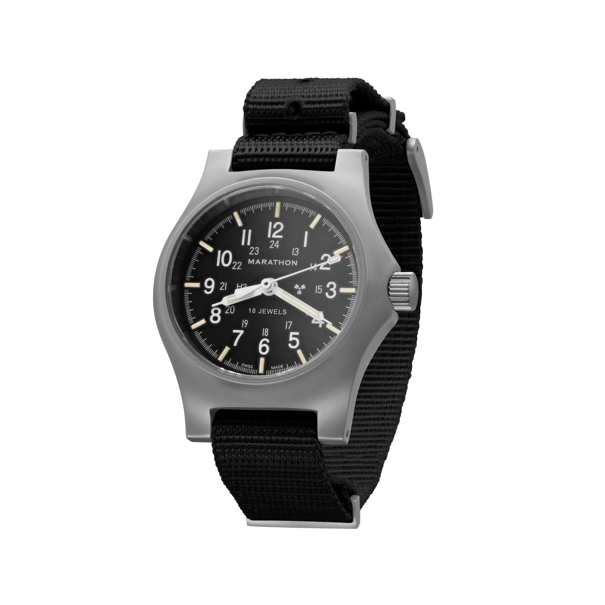 36mm Officer's Mechanical (GPM) on Nylon DEFSTAN sold by Marathon Watch product image thumbnail 3