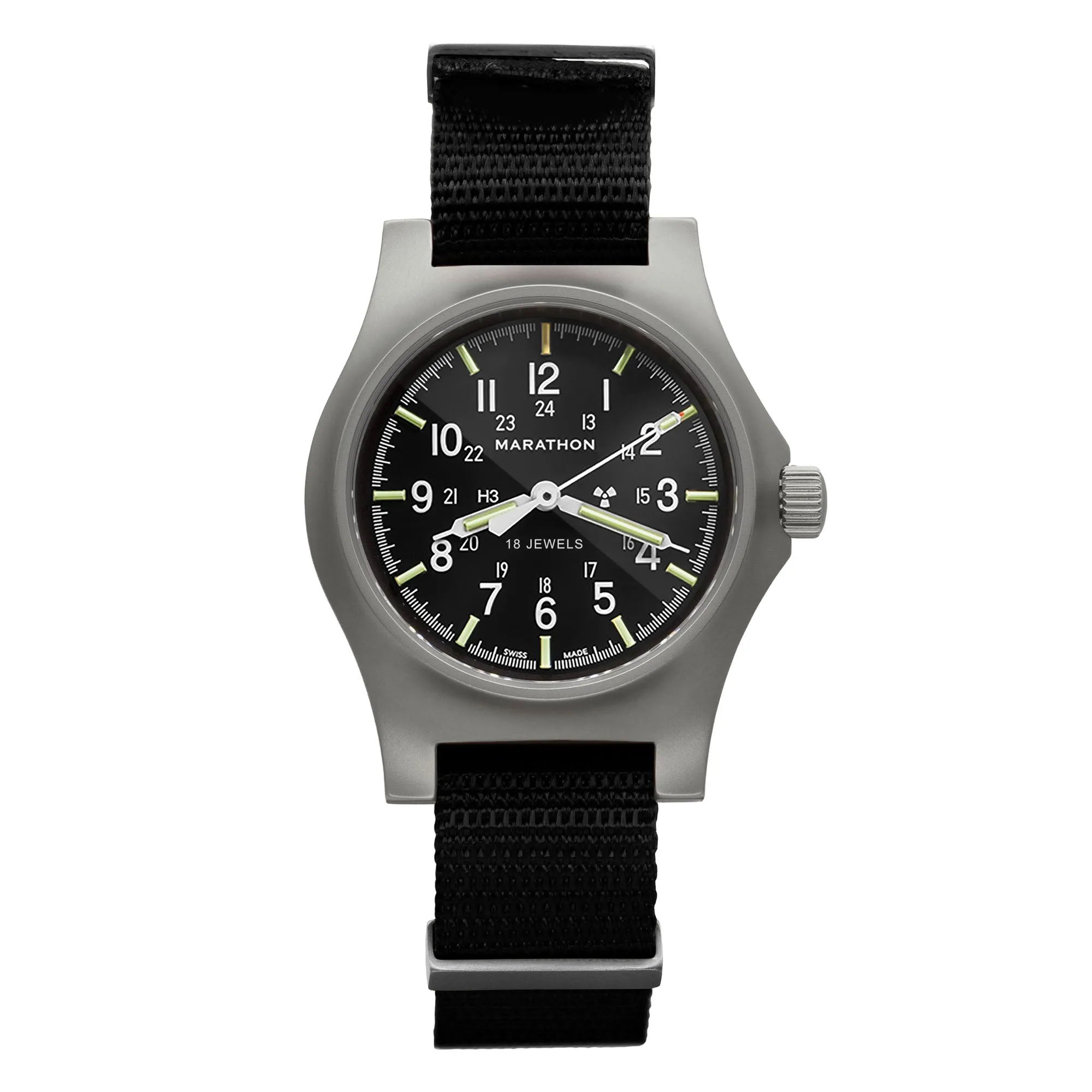 36mm Officer's Mechanical (GPM) on Nylon DEFSTAN sold by Marathon Watch