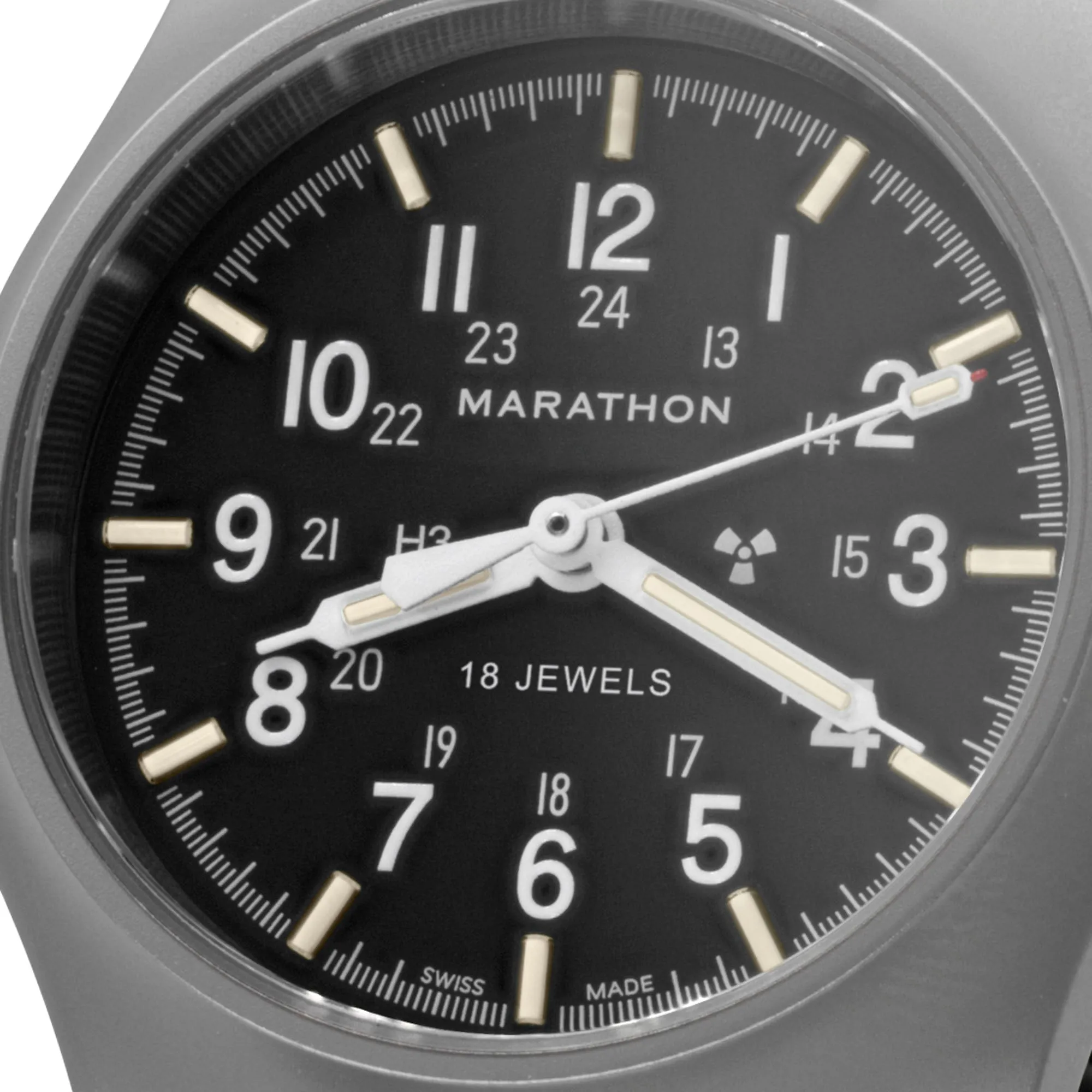 36mm Officer's Mechanical (GPM) on Nylon DEFSTAN sold by Marathon Watch product image thumbnail 2