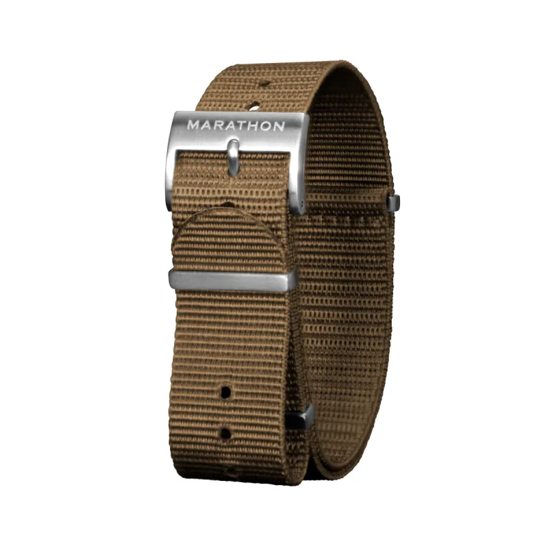 Nylon DEFSTAN Strap, Desert Tan, 22mm sold by Marathon Watch