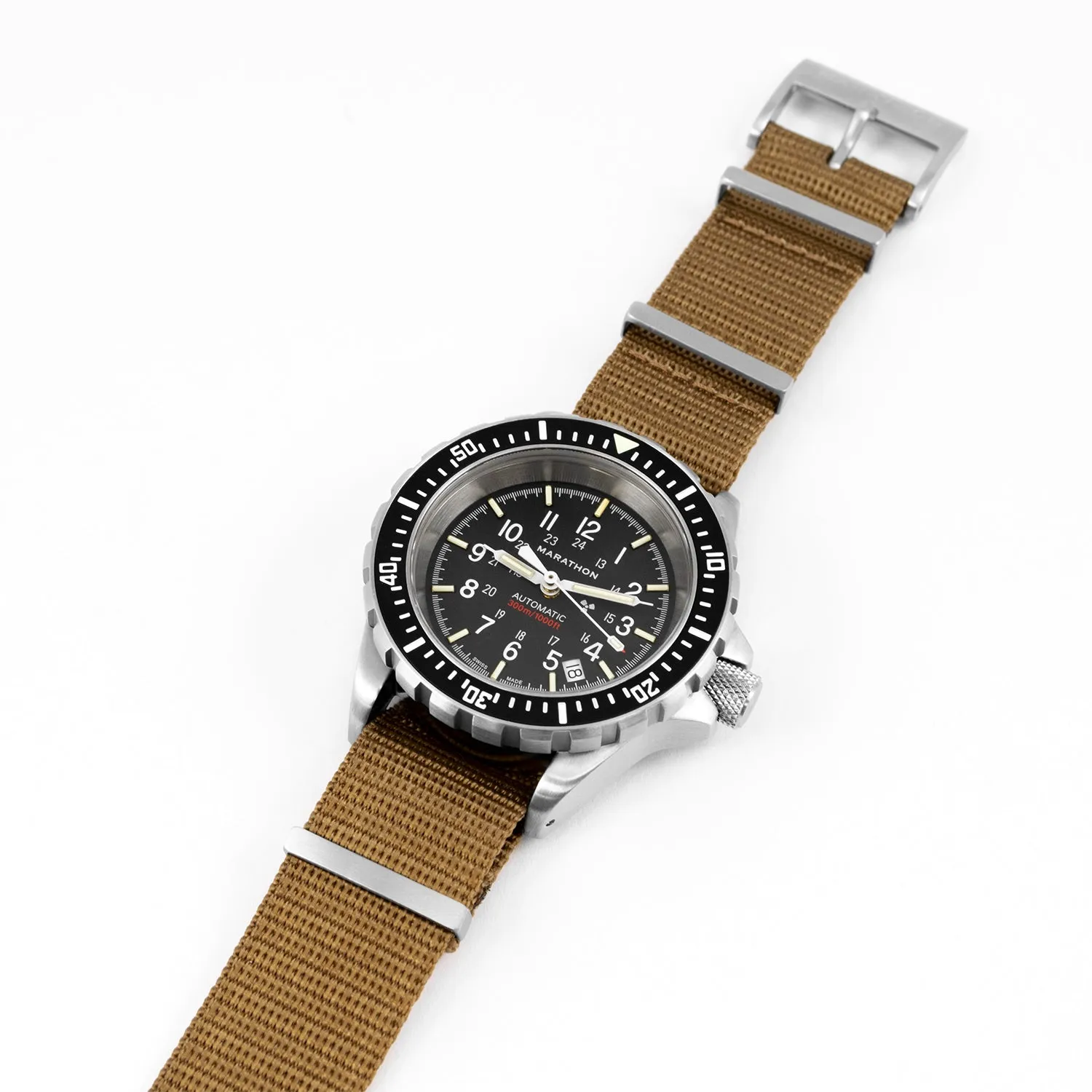 Nylon DEFSTAN Strap, Desert Tan, 20mm sold by Marathon Watch product image thumbnail 2