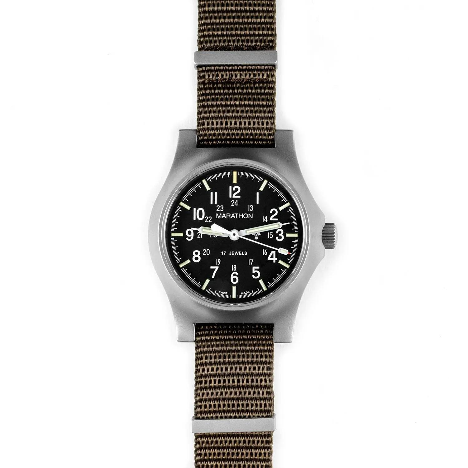 Nylon DEFSTAN Strap, Sage Green, 16mm sold by Marathon Watch product image thumbnail 2