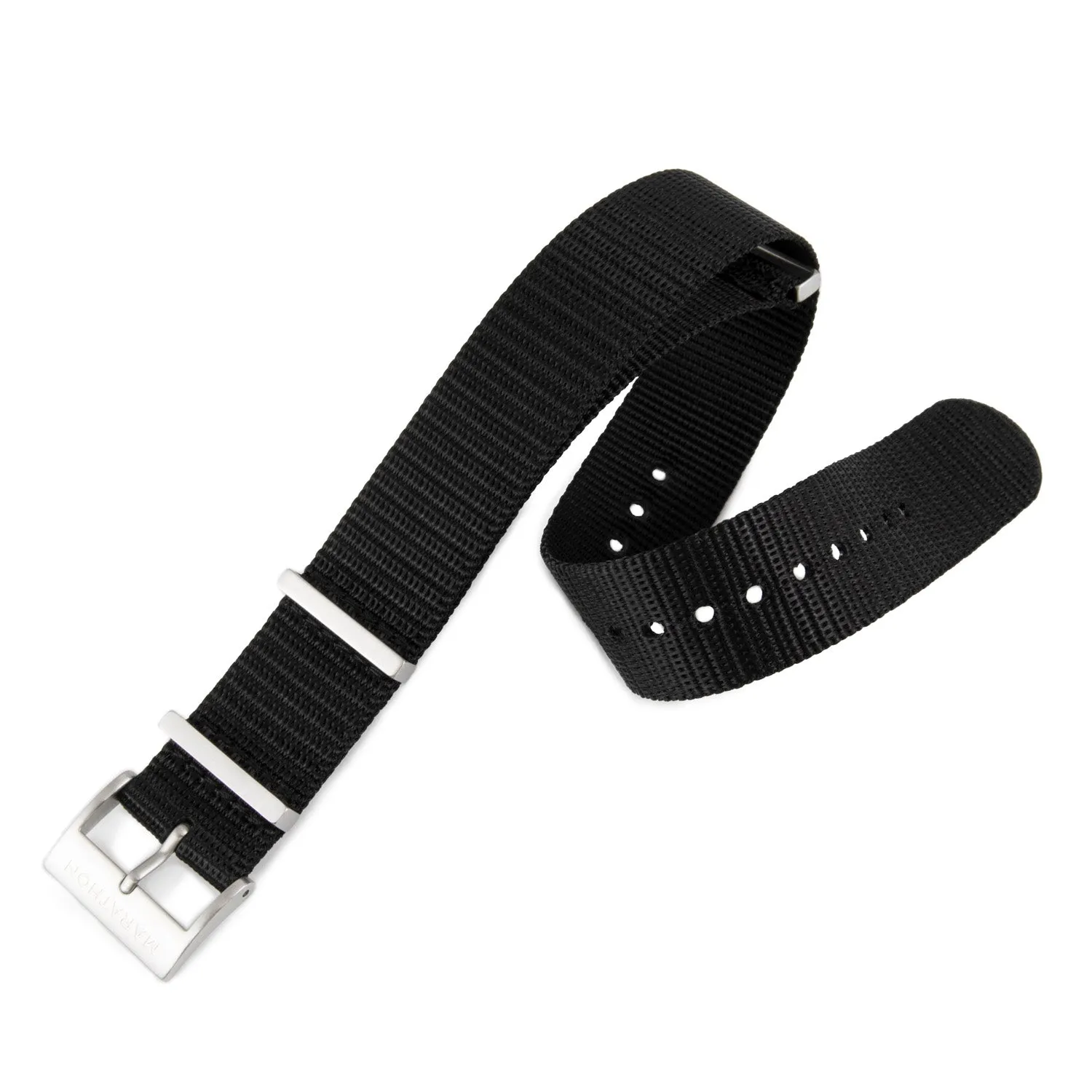 Nylon DEFSTAN Strap, Black, 18mm sold by Marathon Watch product image thumbnail 4
