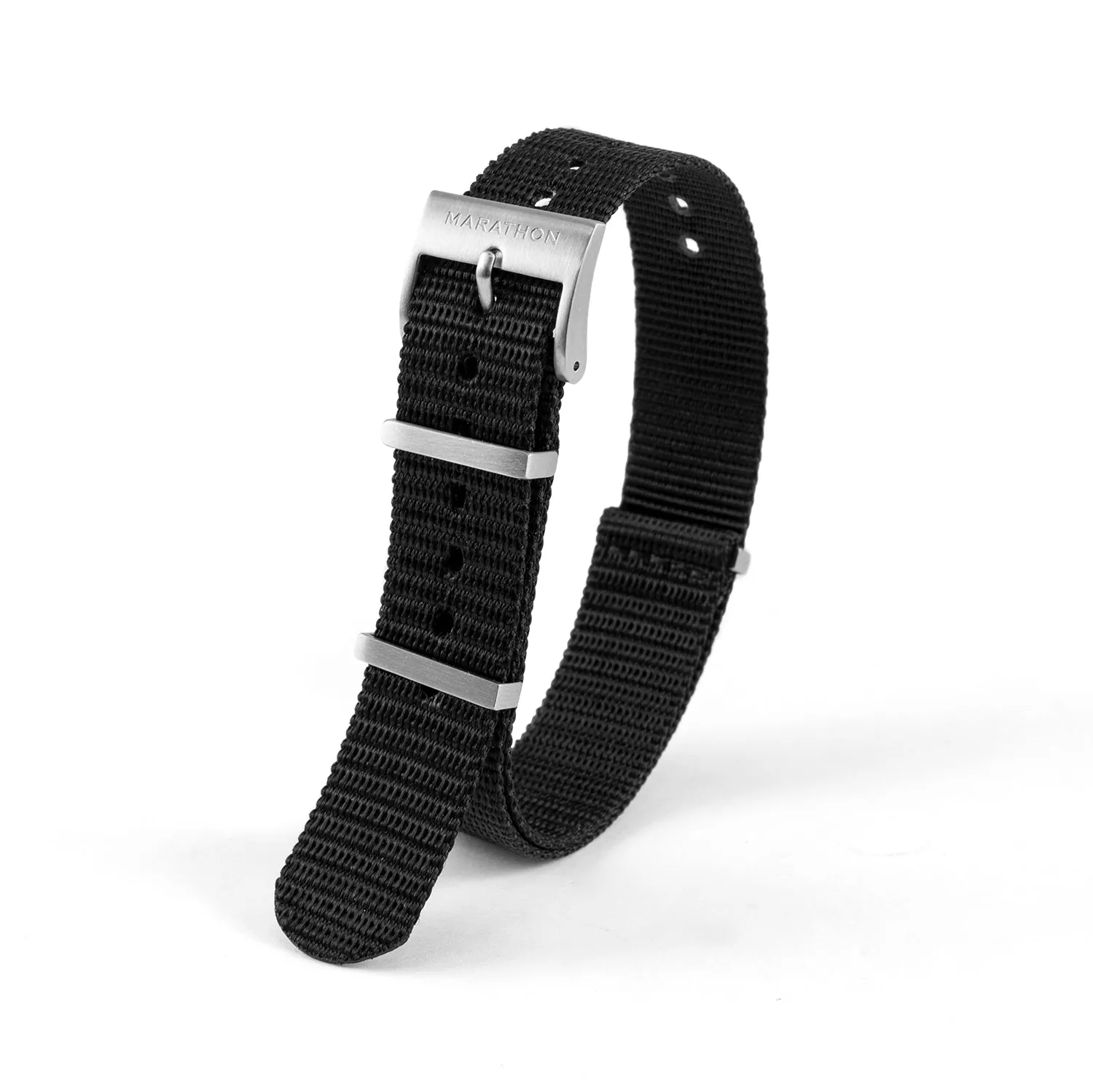 Nylon DEFSTAN Strap, Black, 18mm sold by Marathon Watch product image thumbnail 5