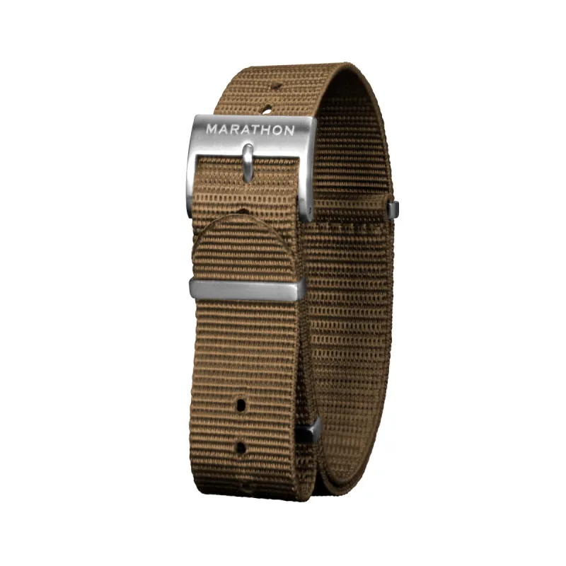 Nylon DEFSTAN Strap, Desert Tan, 16mm sold by Marathon Watch