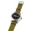 Leather DEFSTAN Strap, Olive Green, 16mm sold by Marathon Watch