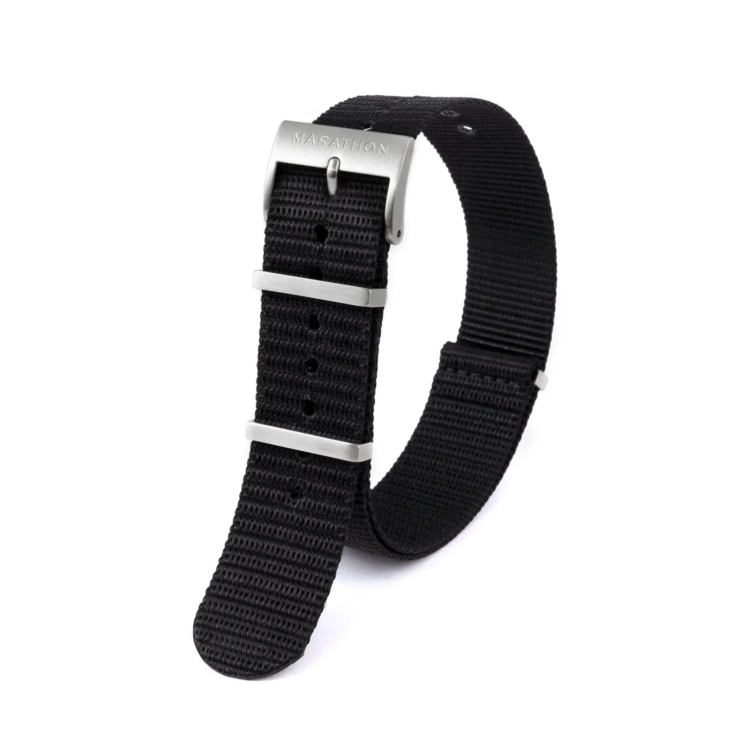 Nylon DEFSTAN Strap, Black, 20mm sold by Marathon Watch product image thumbnail 5