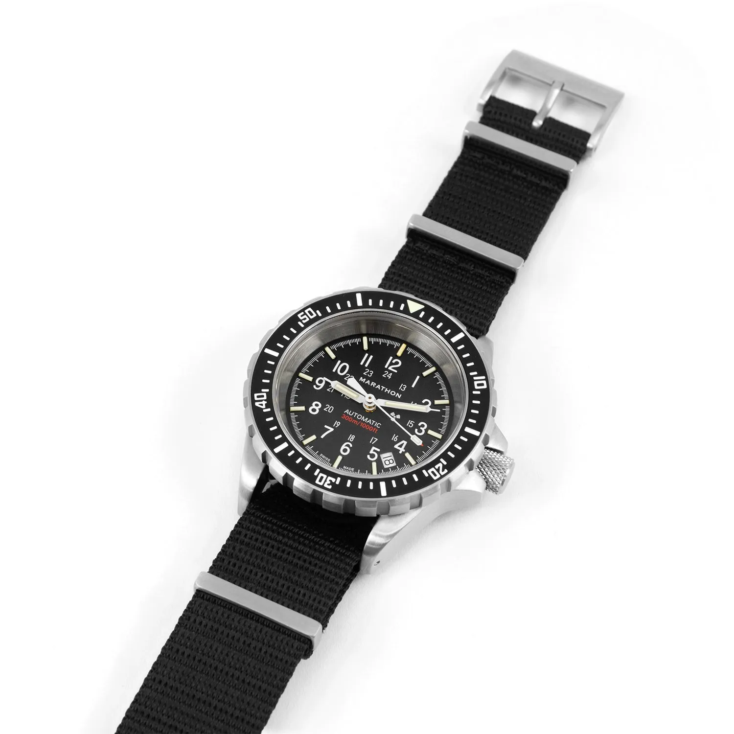 Nylon DEFSTAN Strap, Black, 20mm sold by Marathon Watch product image thumbnail 2