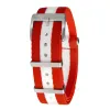 Seat-Belt Weave Nylon DEFSTAN Strap, Red & White, 20mm sold by Marathon Watch