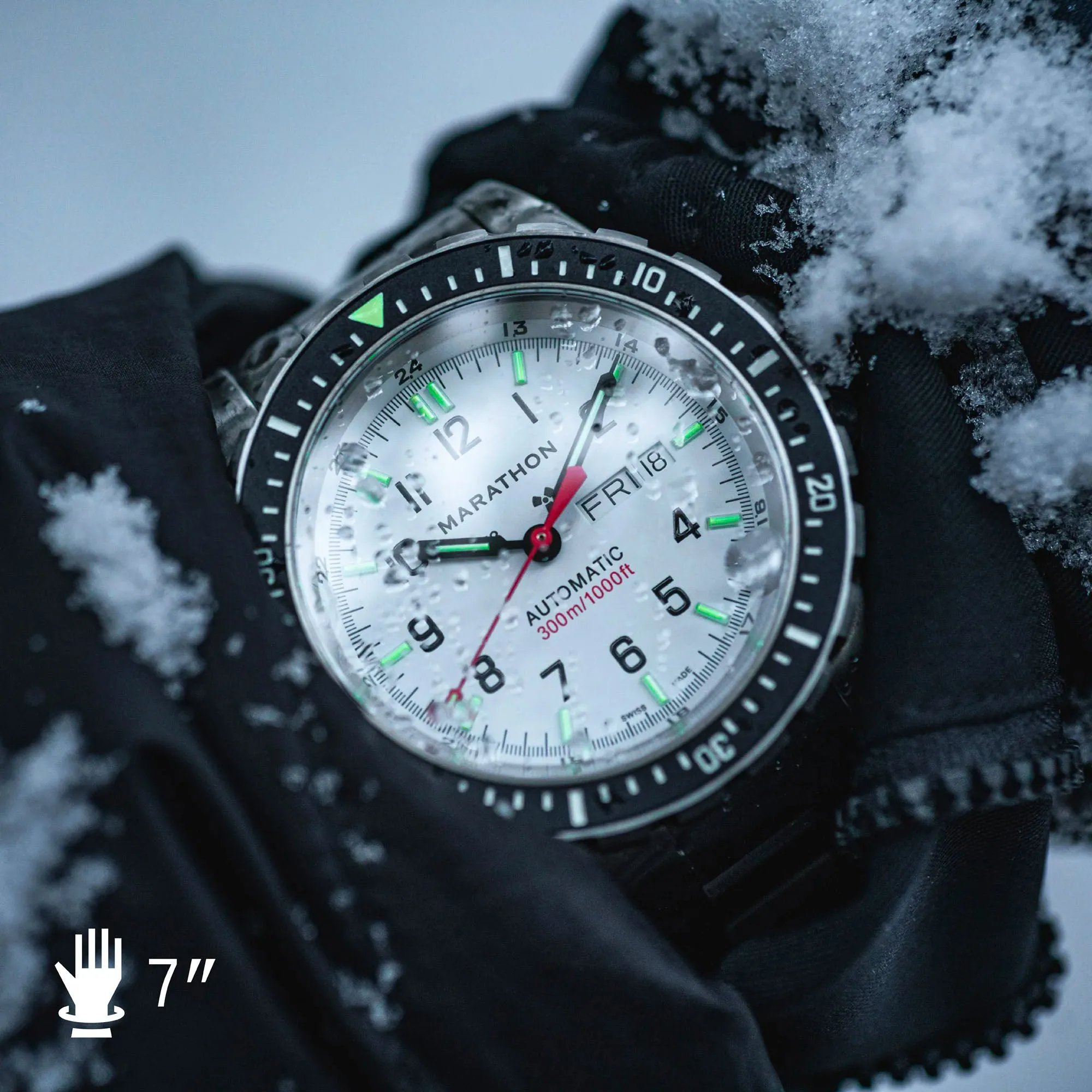 46mm Arctic Edition Jumbo Day/Date Automatic (JDD) sold by Marathon Watch product image thumbnail 3