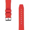 Textured Rubber Strap, Red, 22mm sold by Marathon Watch