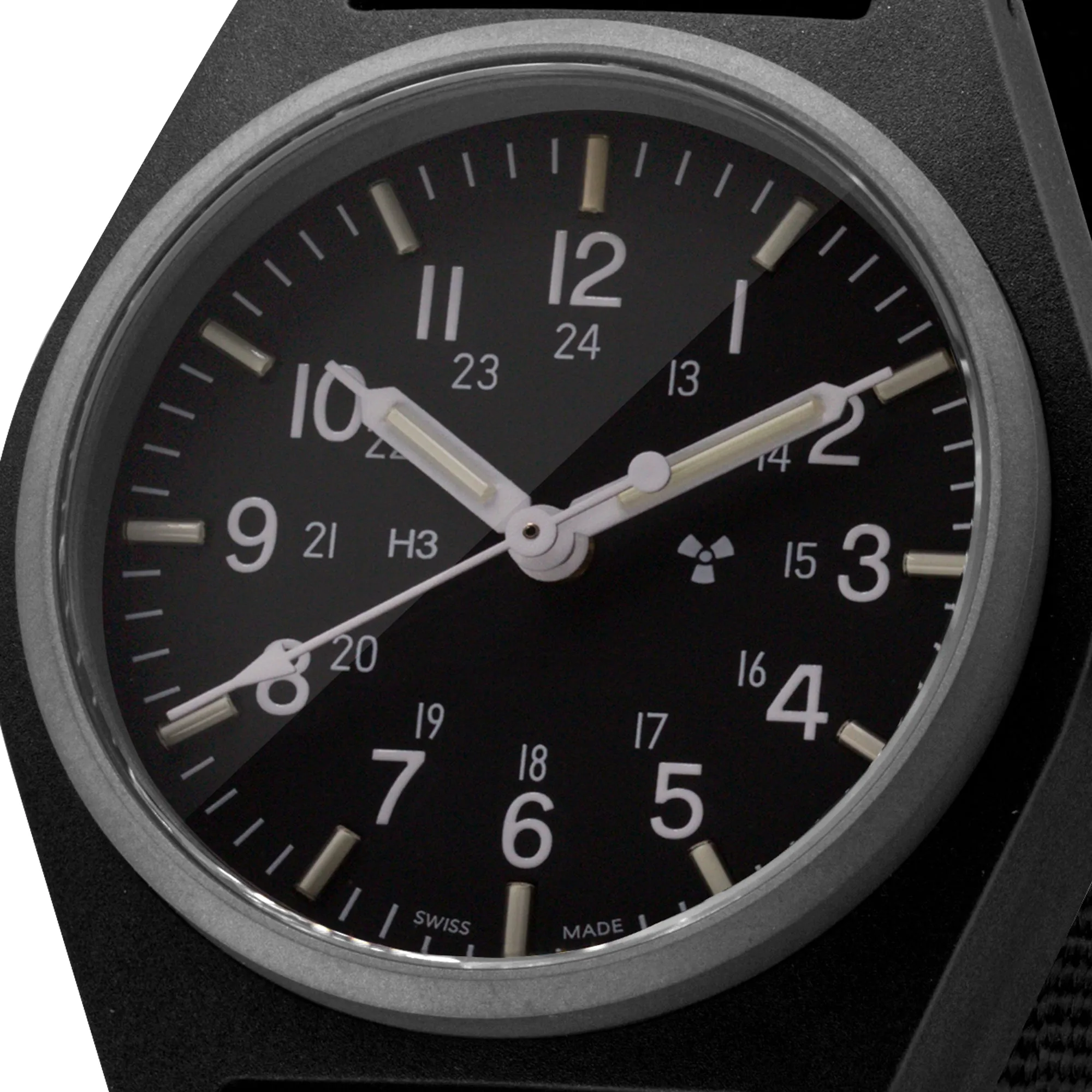 34mm Black General Purpose Quartz (GPQ) sold by Marathon Watch product image thumbnail 2