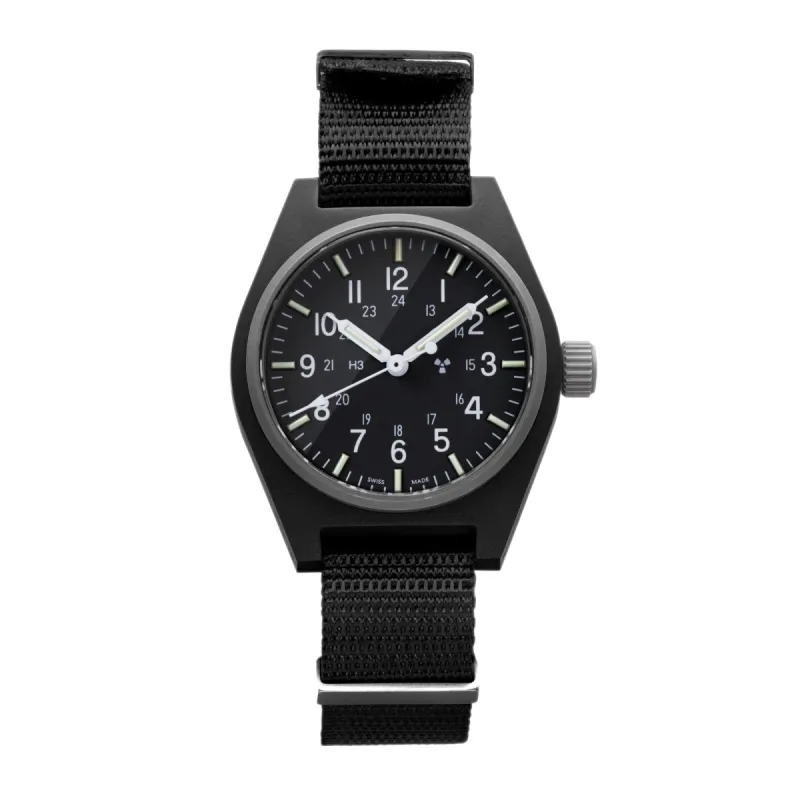 34mm Black General Purpose Quartz (GPQ) sold by Marathon Watch