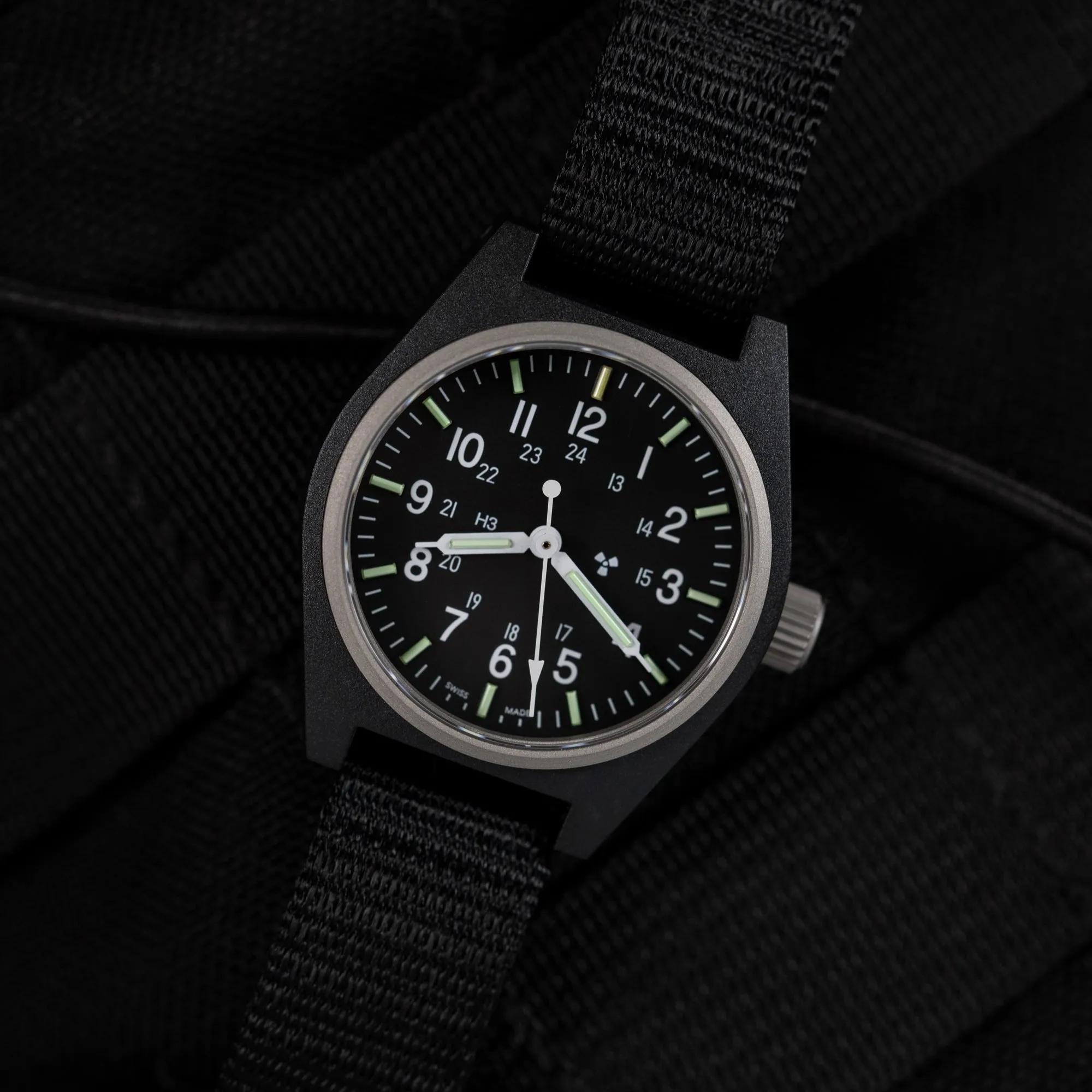 34mm Black General Purpose Quartz (GPQ) sold by Marathon Watch product image thumbnail 5