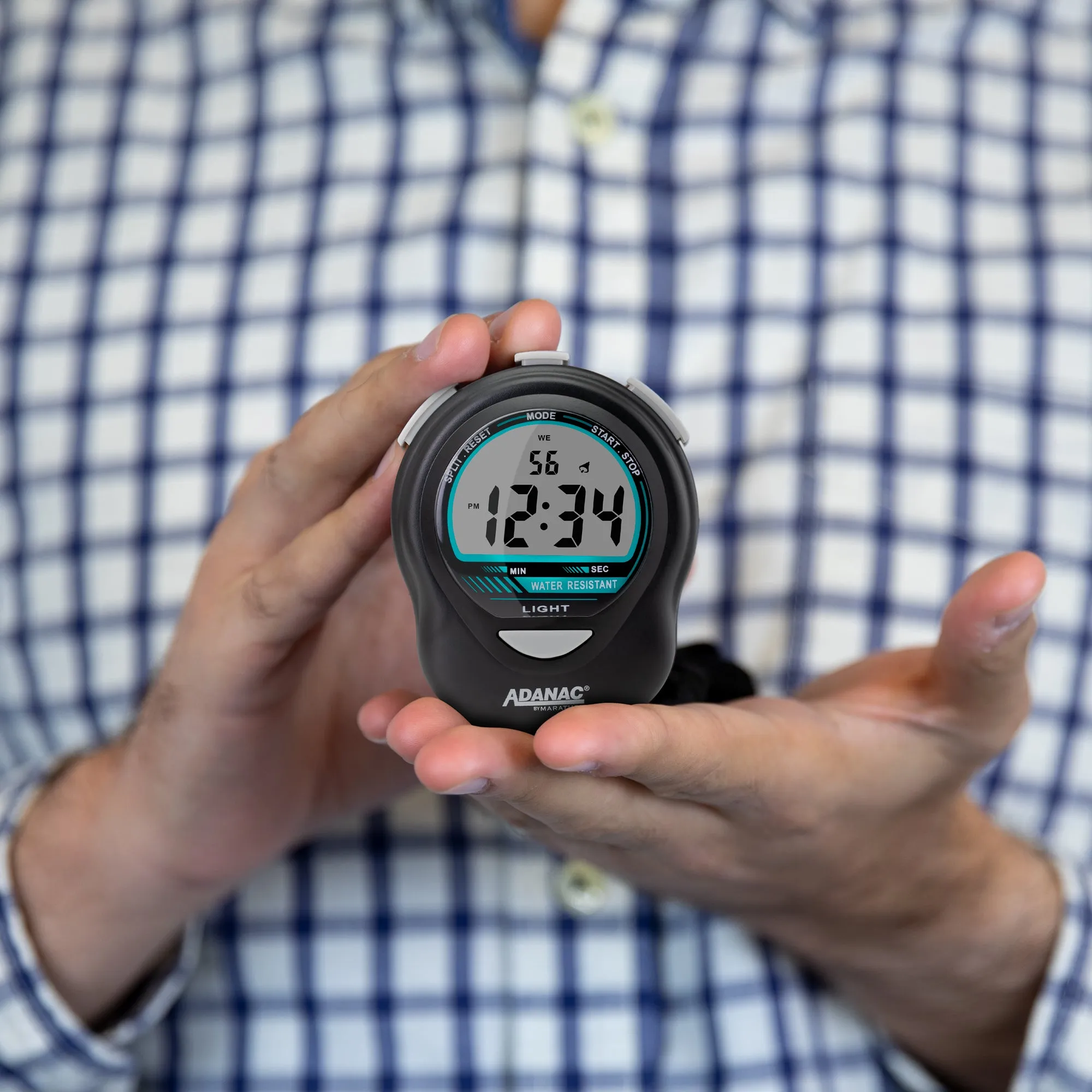 ADANAC Digital Glow Stopwatch Timer sold by Marathon Watch product image thumbnail 4