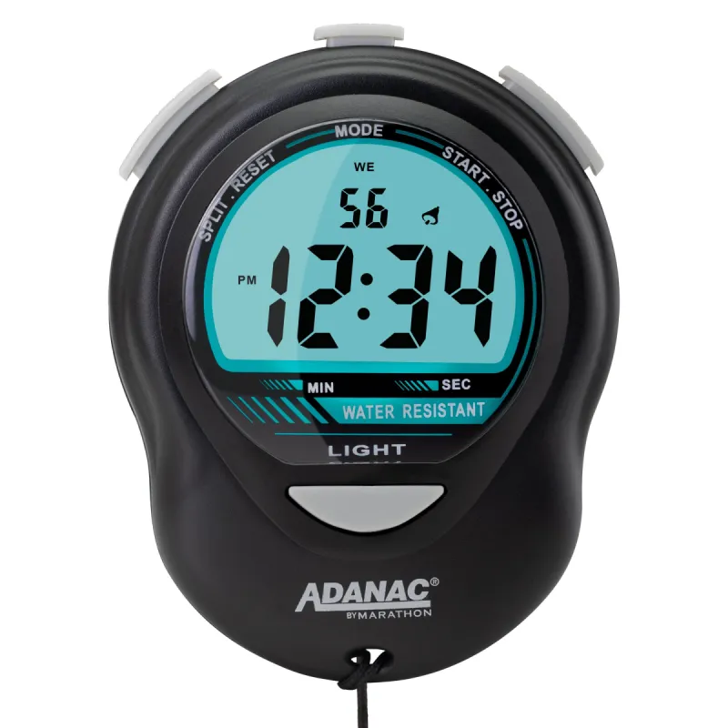 ADANAC Digital Glow Stopwatch Timer sold by Marathon Watch