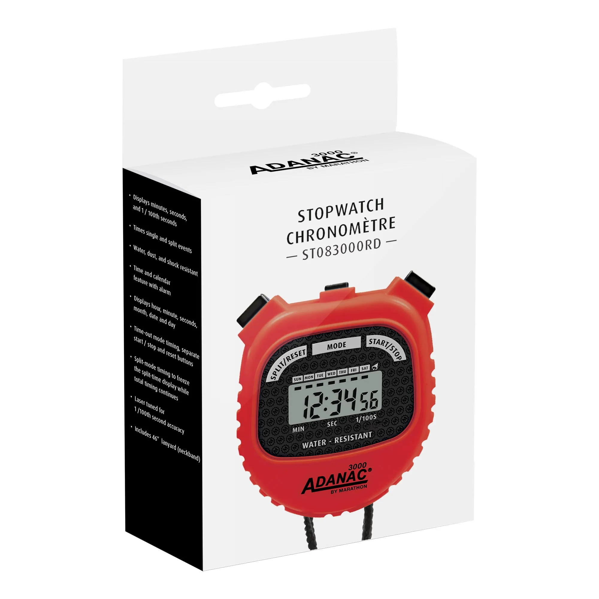 ADANAC 3000 Digital Stopwatch Timer sold by Marathon Watch product image thumbnail 5
