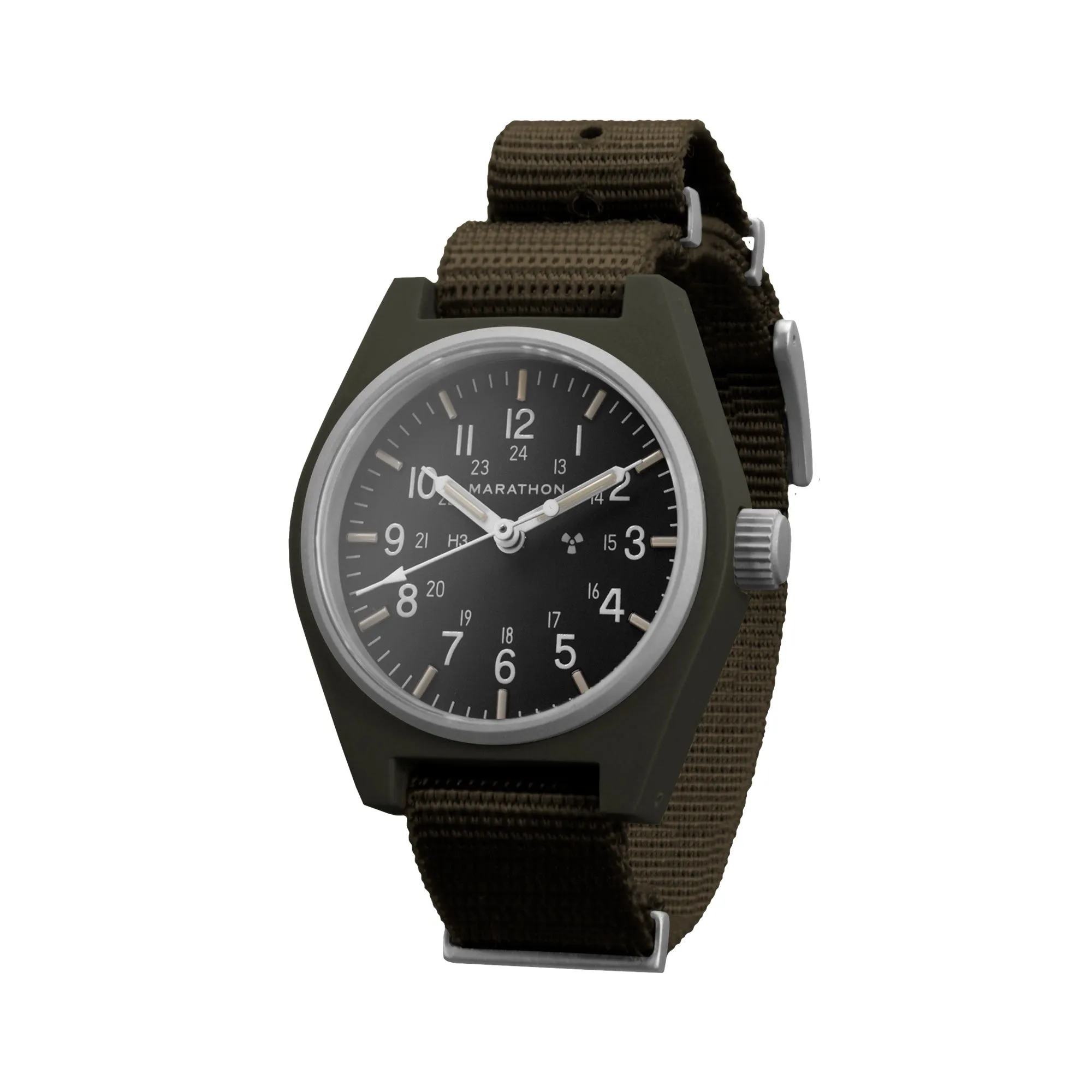 34mm Sage Green General Purpose Mechanical (GPM) sold by Marathon Watch product image thumbnail 3