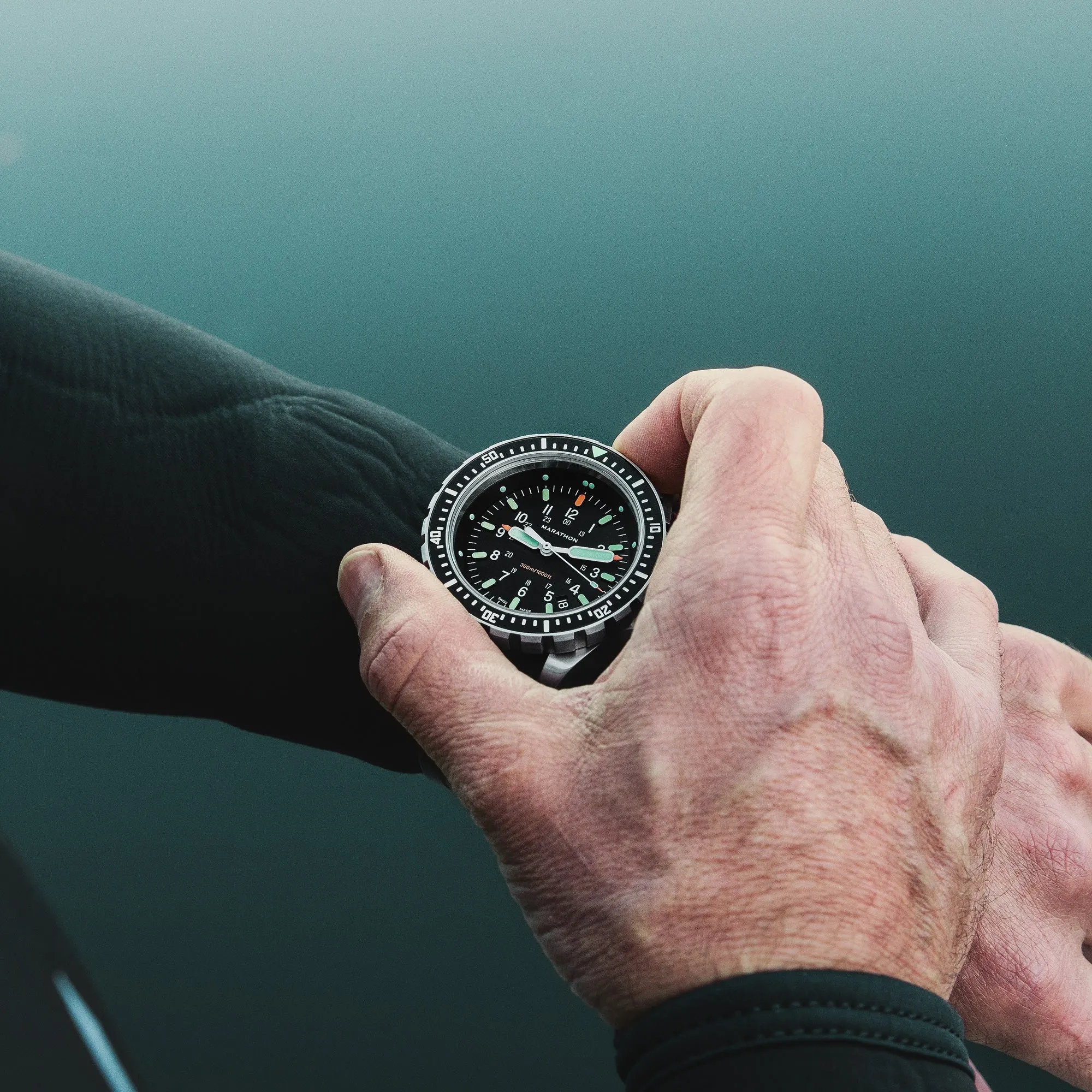 46mm Jumbo Diver's Quartz (JSAR) sold by Marathon Watch product image thumbnail 4