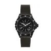 2-Piece Leather Strap, 20mm, Moss Green, Anthracite Hardware sold by Marathon Watch