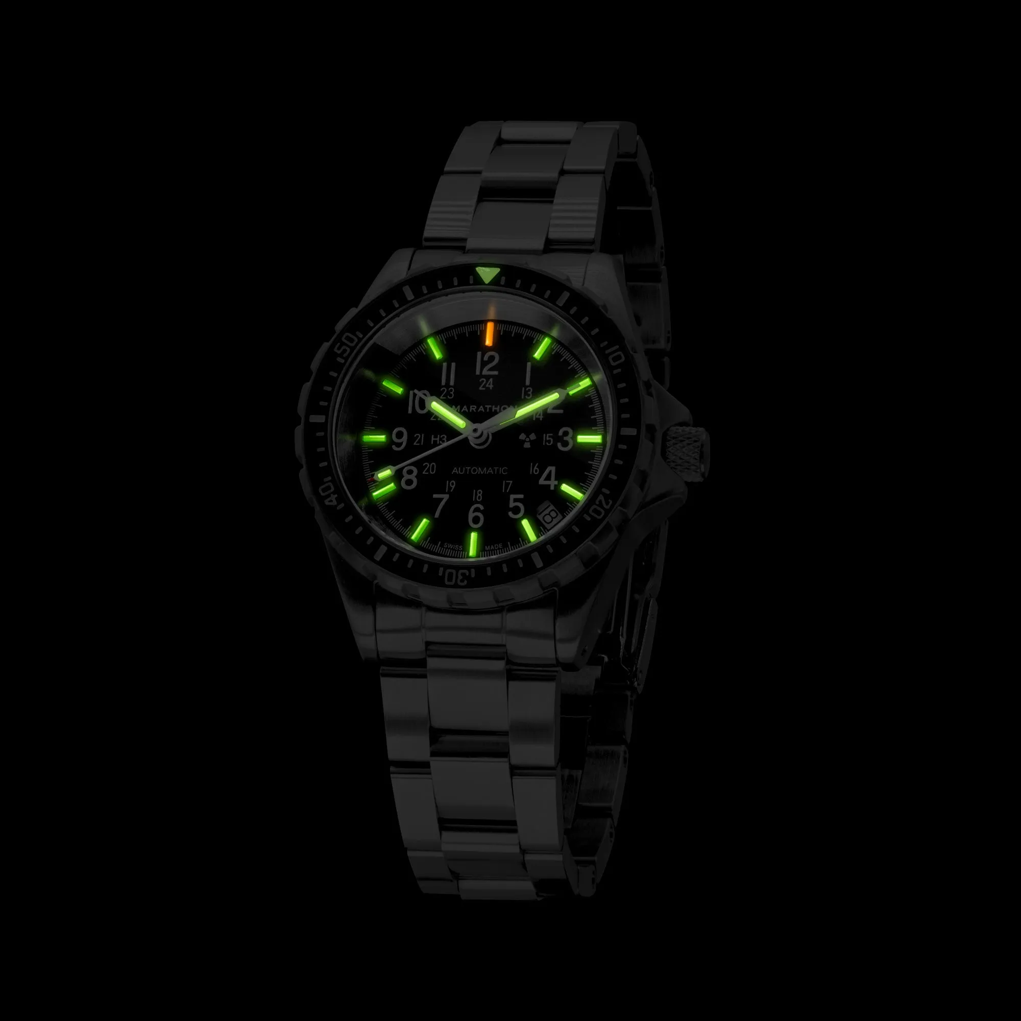 36mm Medium Diver's Automatic (MSAR Auto) with Stainless Steel Bracelet sold by Marathon Watch product image thumbnail 4