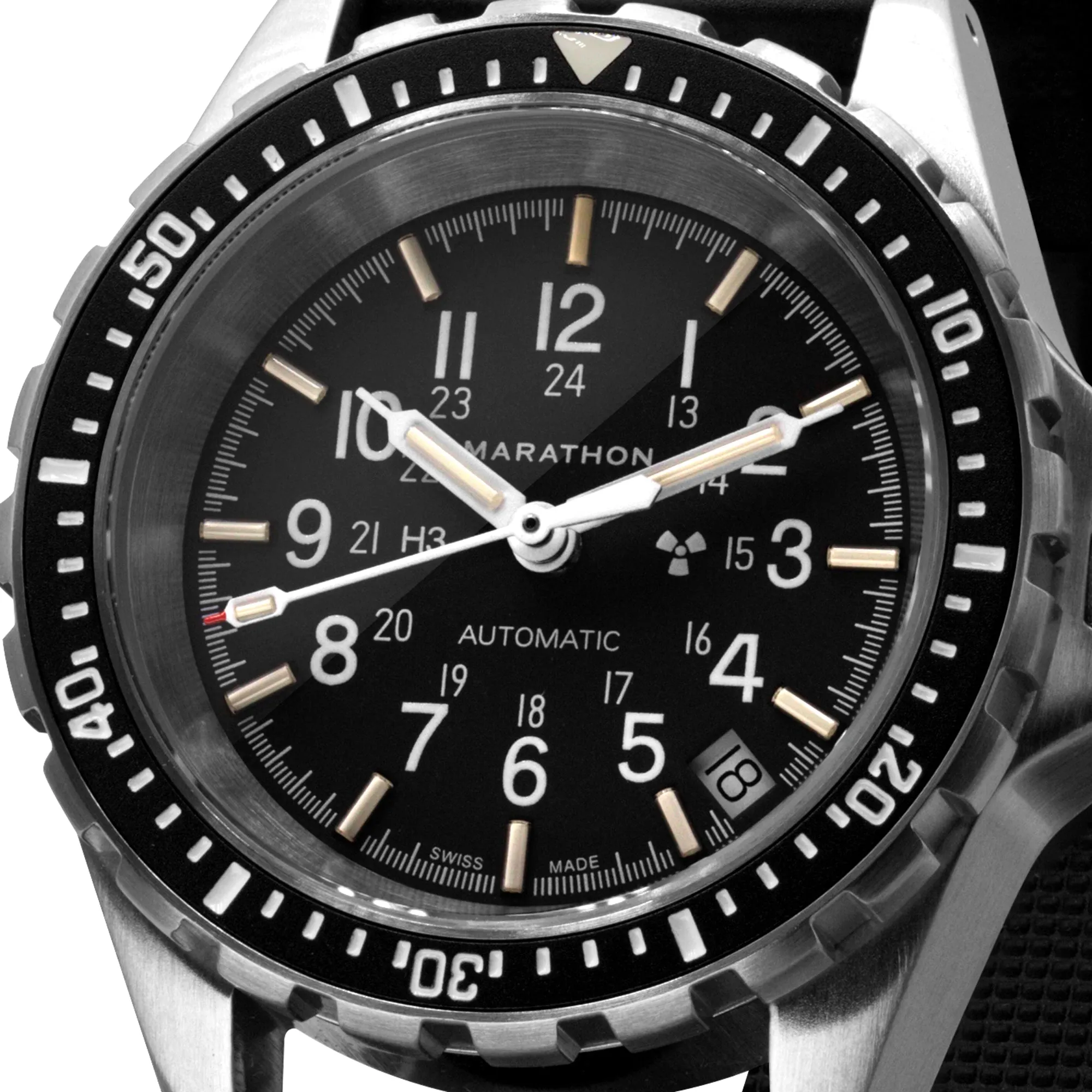 36mm Medium Diver's Automatic (MSAR Auto) with Stainless Steel Bracelet sold by Marathon Watch product image thumbnail 3