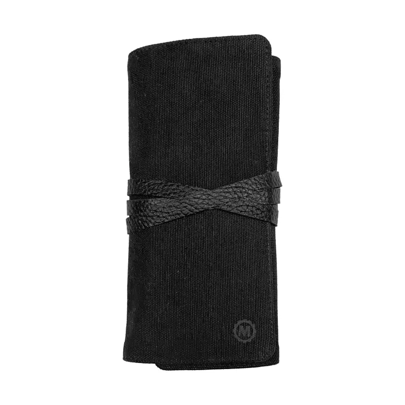 Black Canvas Watch Roll sold by Marathon Watch