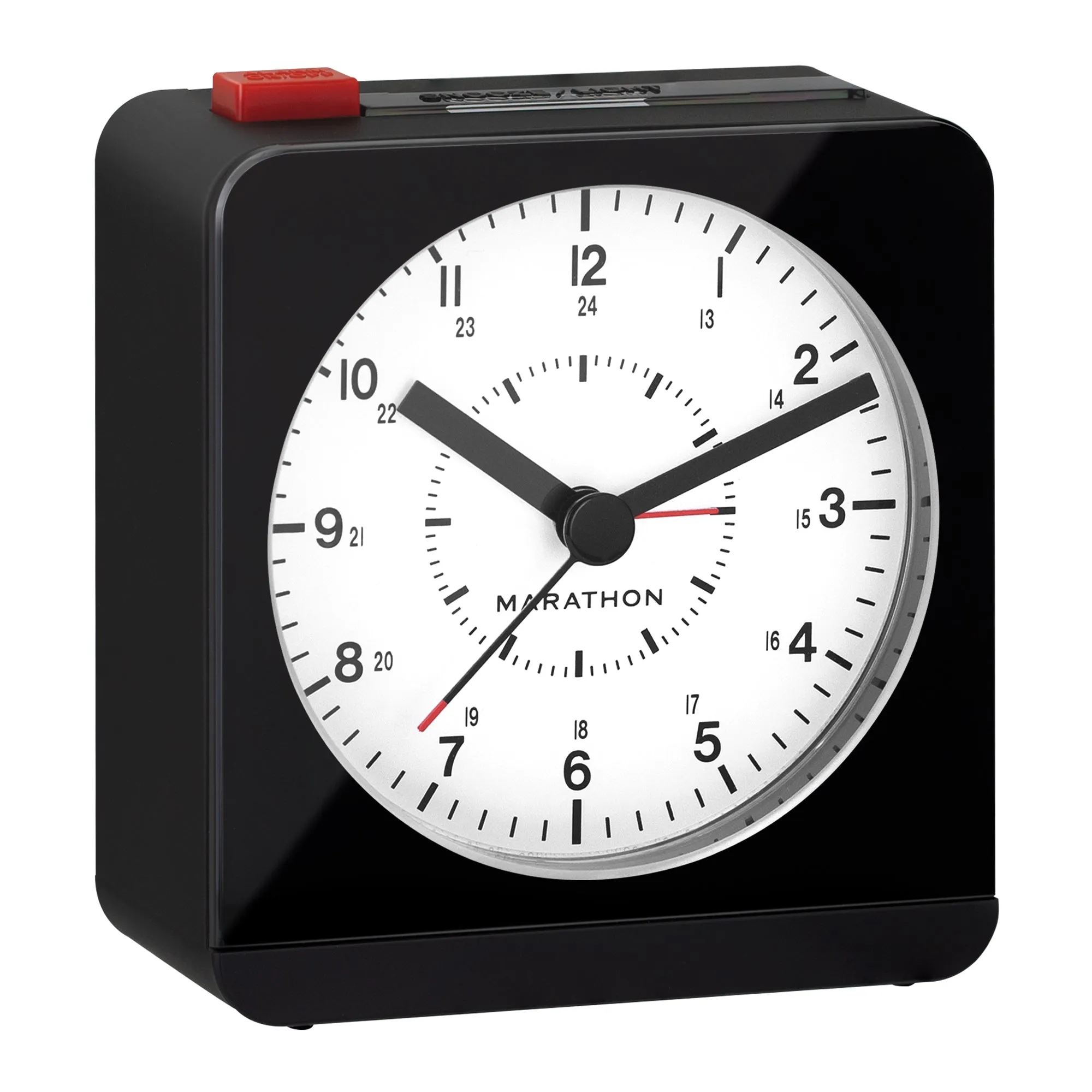Analog Desk Alarm Clock with Auto Backlight sold by Marathon Watch product image thumbnail 3