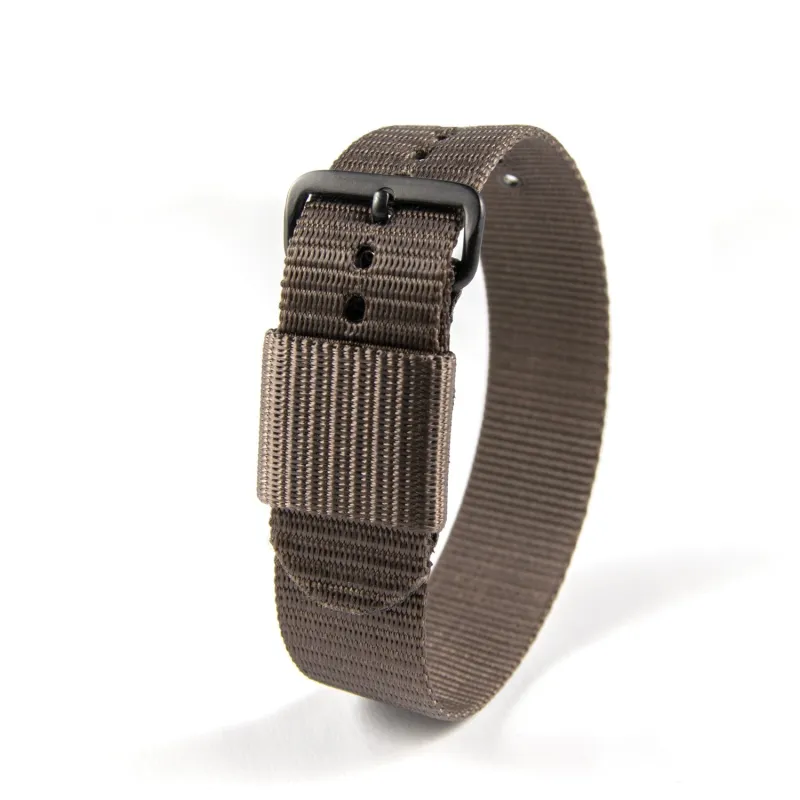 Sage Green Extra Long 20mm Ballistic Nylon Strap sold by Marathon Watch
