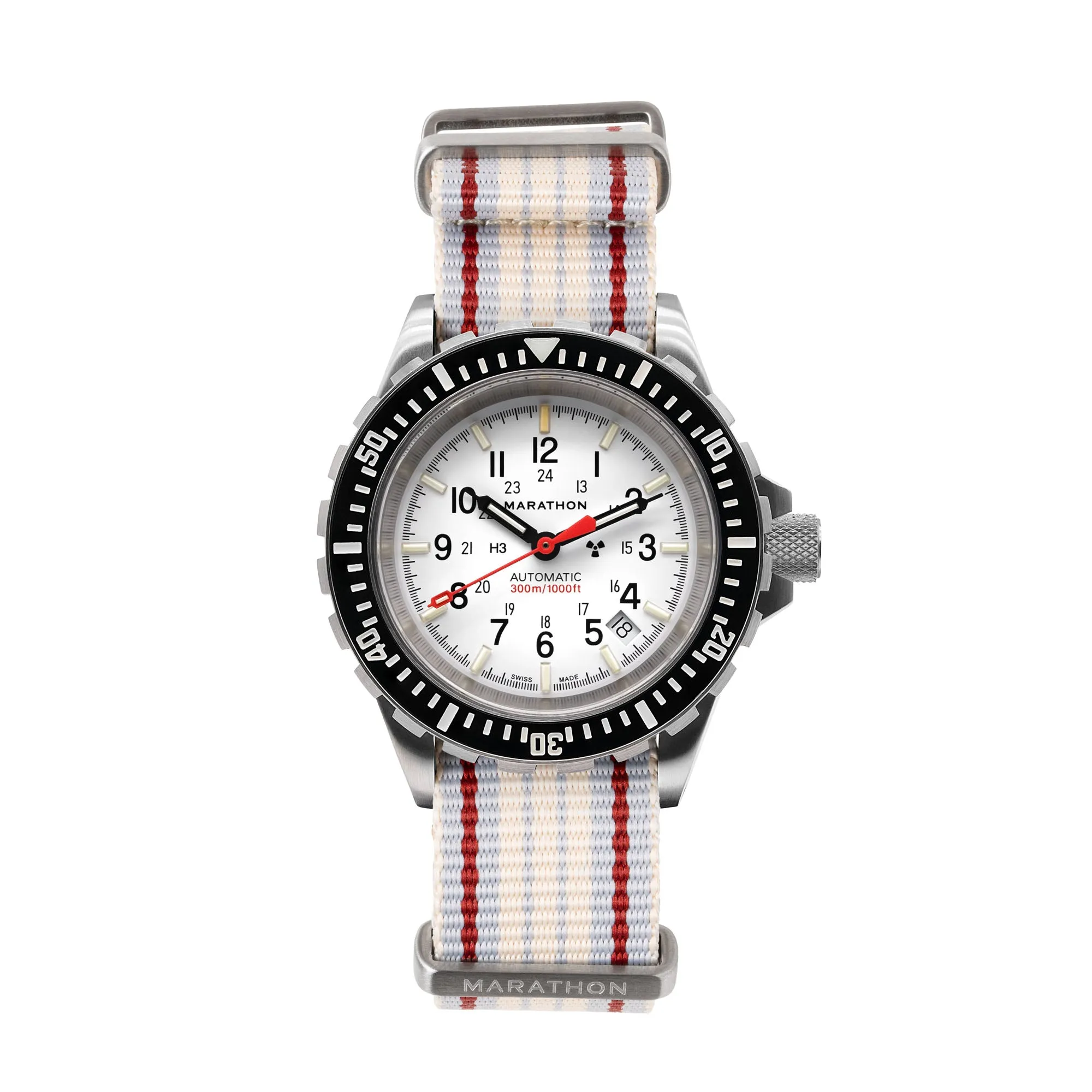 18MM DEFSTAN Strap Brushed Steel Hardware sold by Marathon Watch product image thumbnail 2