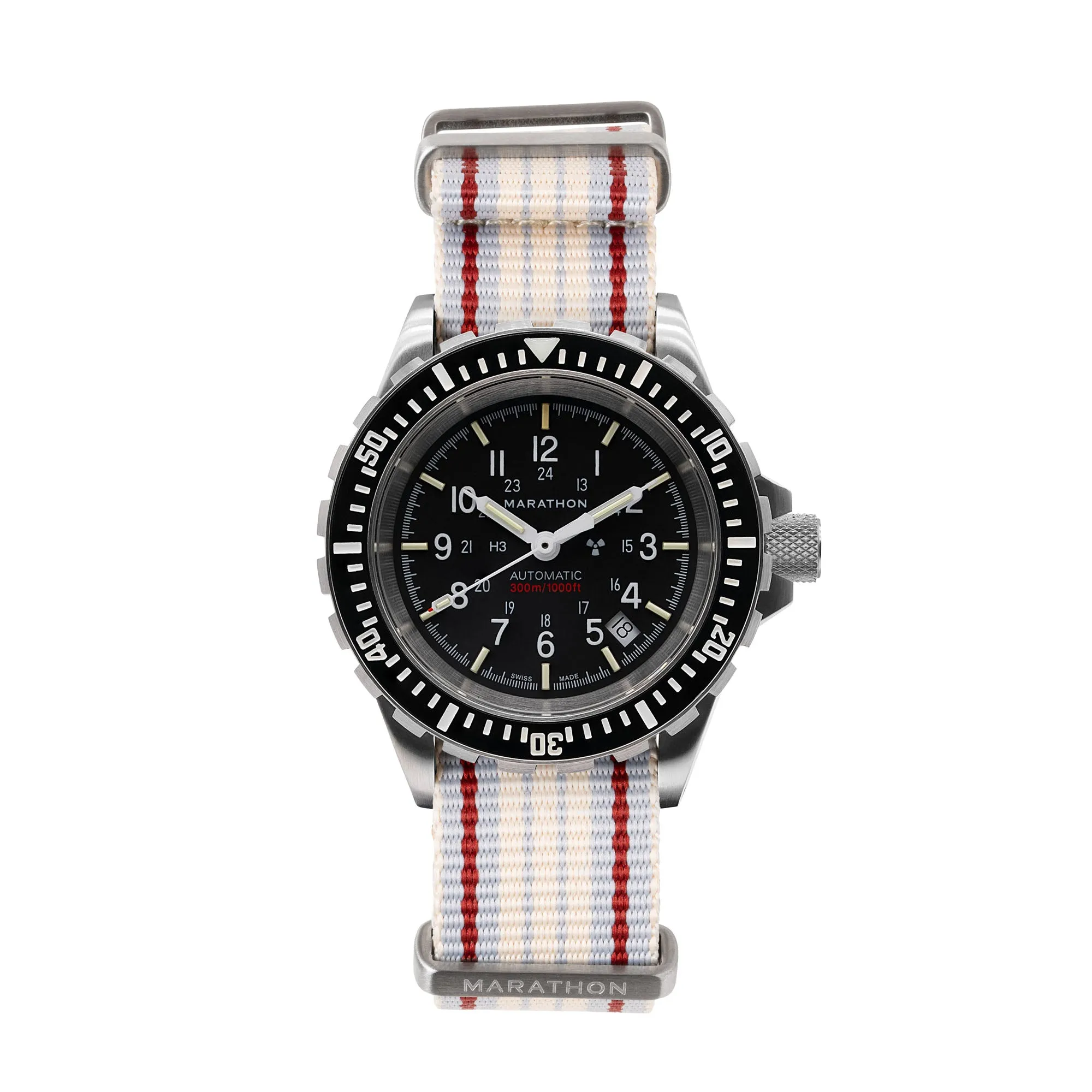 18MM DEFSTAN Strap Brushed Steel Hardware sold by Marathon Watch product image thumbnail 3